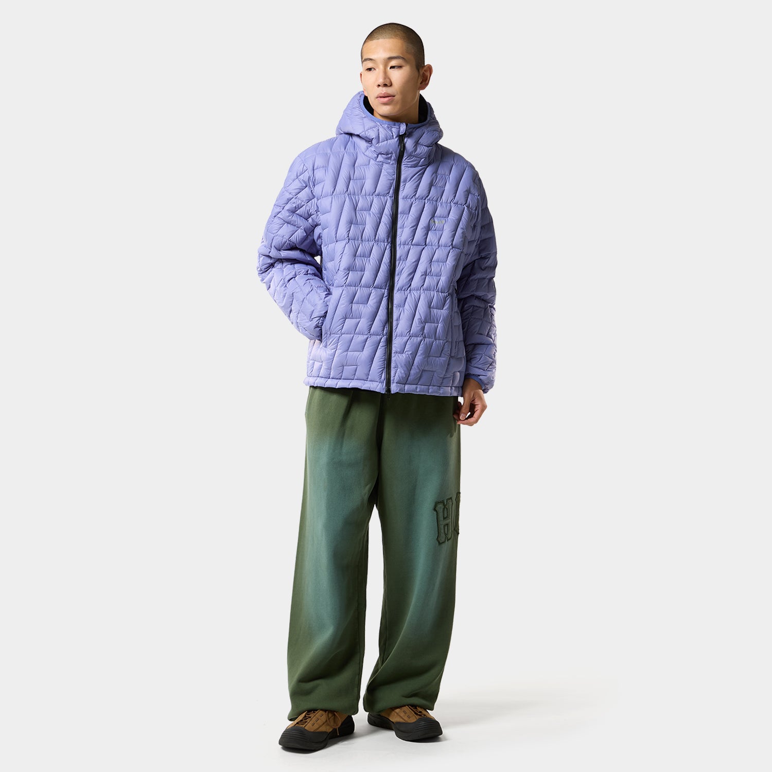 HUF (ハフ) Worldwide JP /JACKETS(ジャケット)/ HUF X TAION CASCADE PACKABLE HOODED DOWN JACKET商品 / BLACK