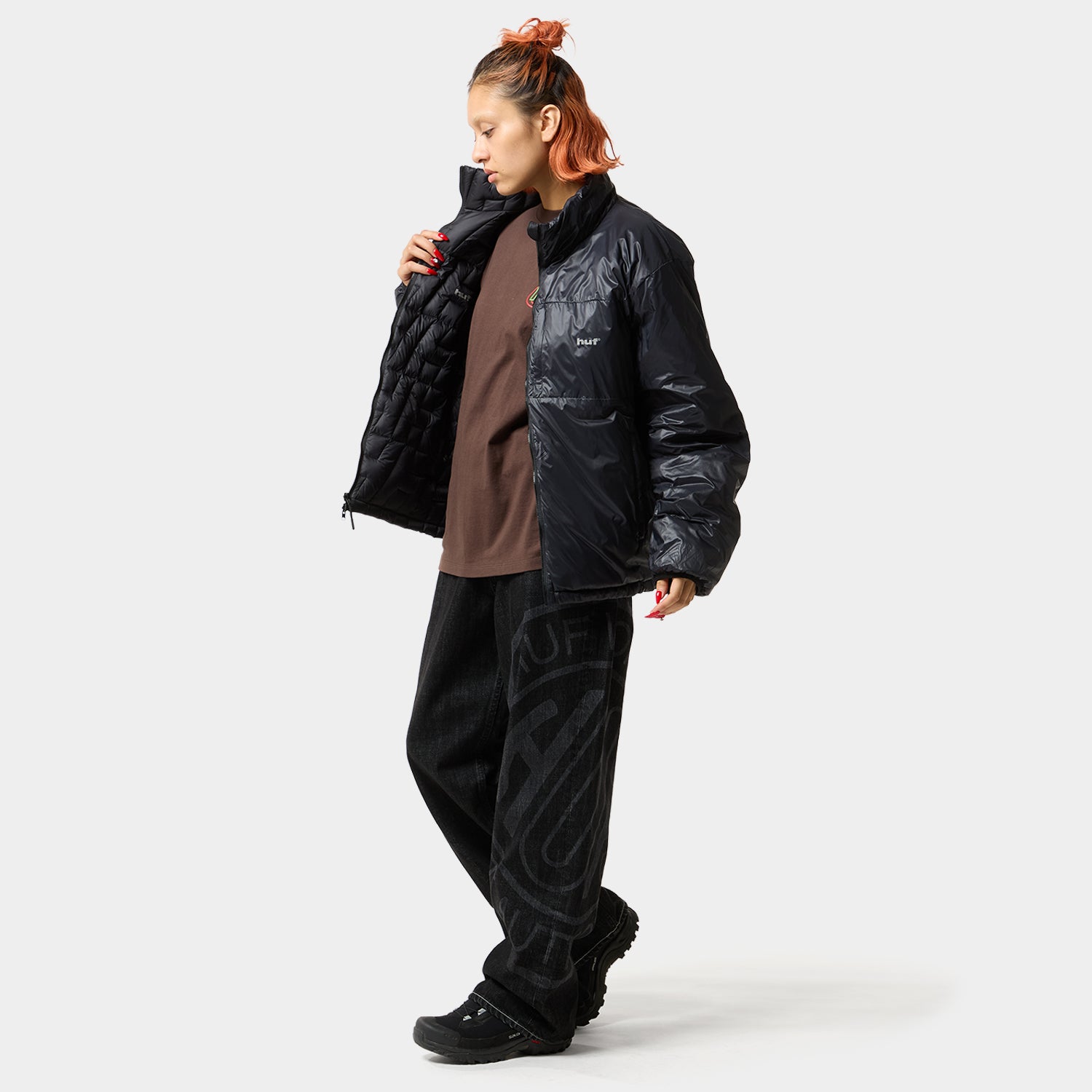 HUF (ハフ) Worldwide JP /JACKETS(ジャケット)/ HUF X TAION CASCADE PACKABLE DOWN JACKET商品 / STONE