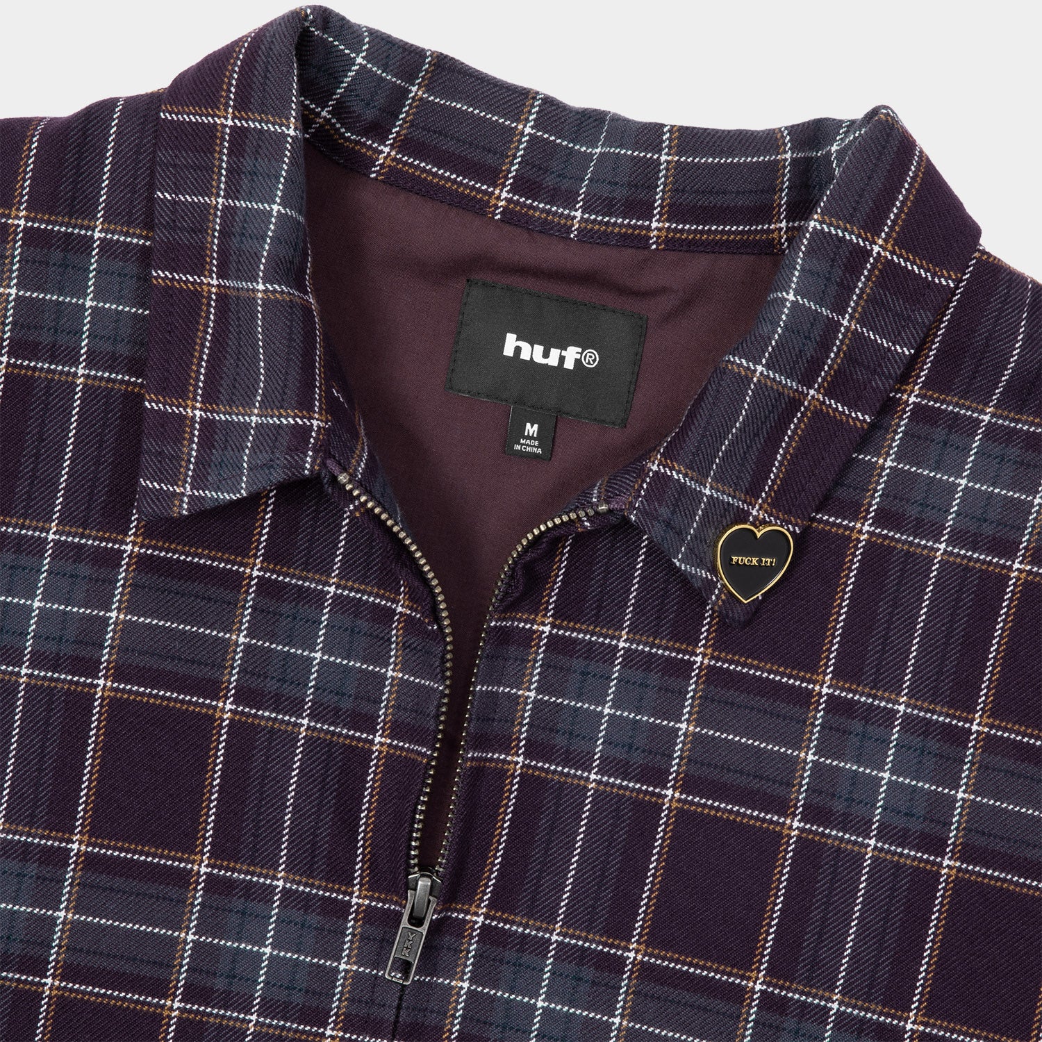 HUF (ハフ) Worldwide JP /JACKETS(ジャケット)/ CHECKMAN JACKET商品 / PURPLE