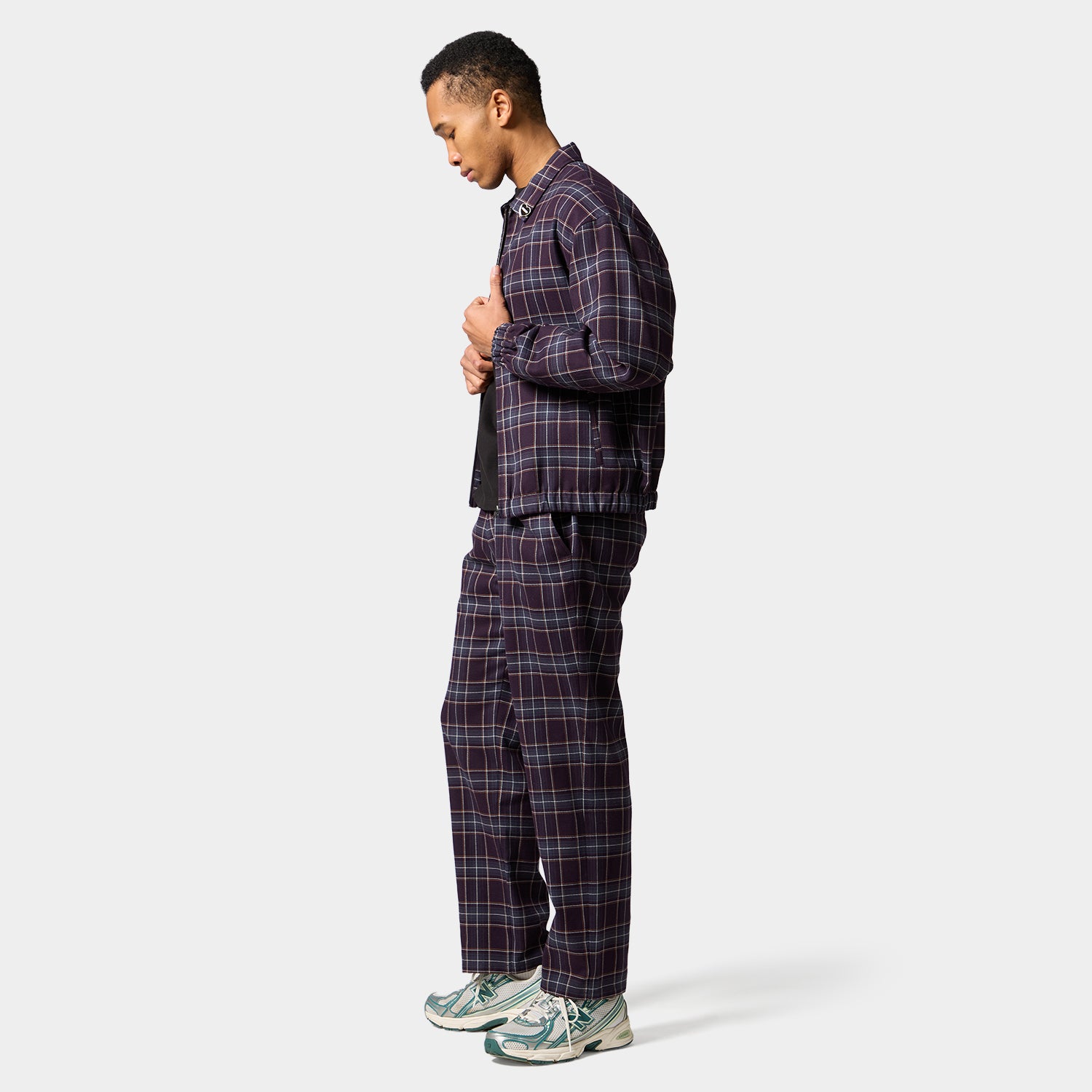 HUF (ハフ) Worldwide JP /JACKETS(ジャケット)/ CHECKMAN JACKET商品 / PURPLE