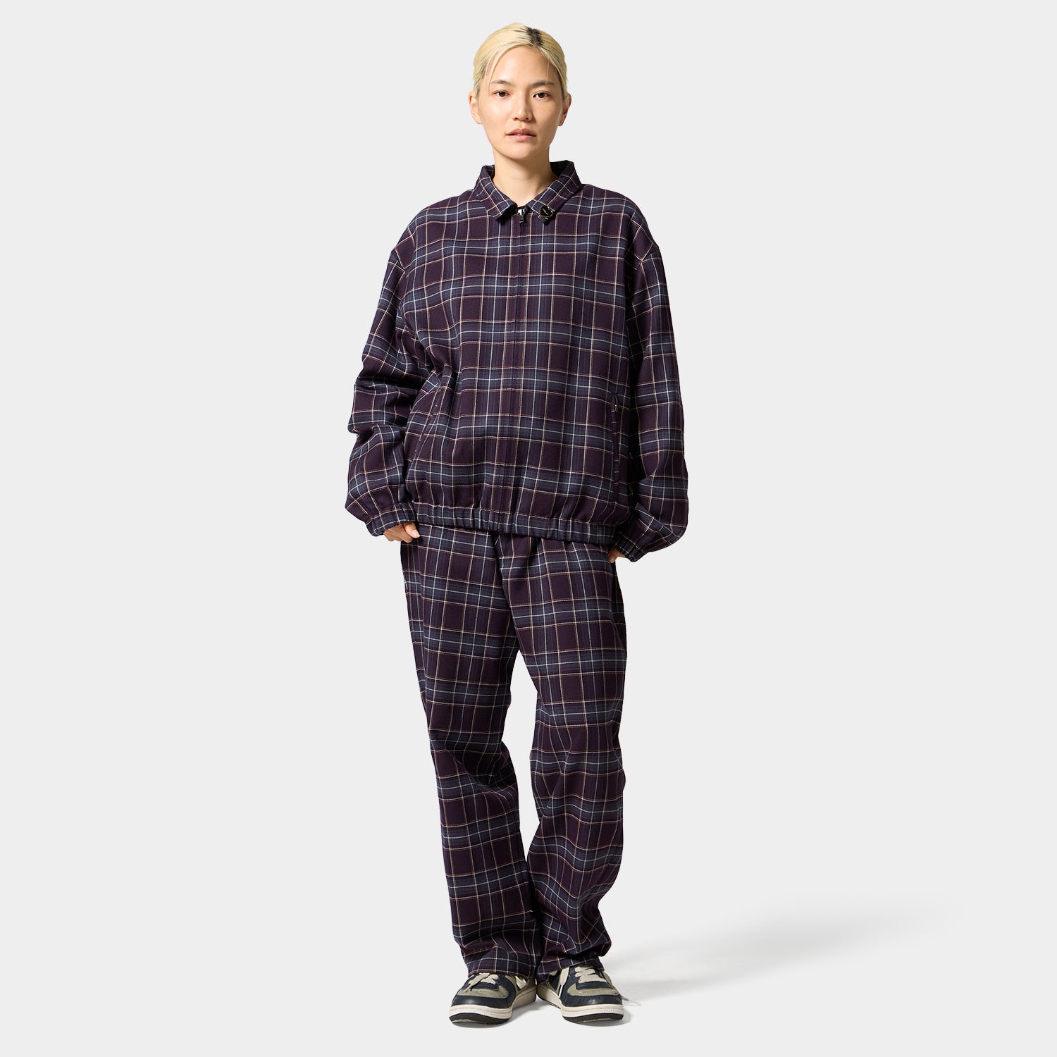 HUF (ハフ) Worldwide JP /JACKETS(ジャケット)/ CHECKMAN JACKET商品 / PURPLE