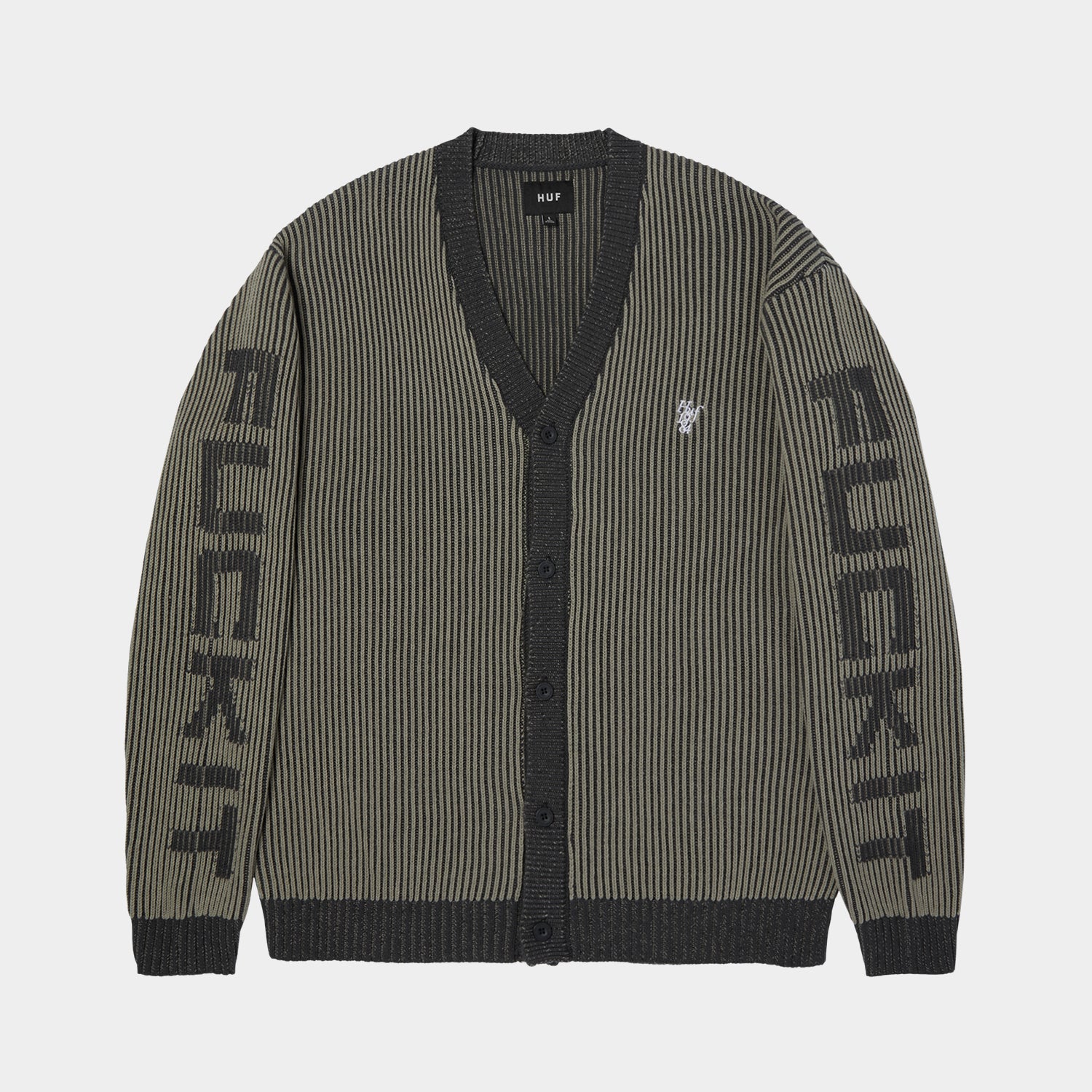 HUF (ハフ) Worldwide JP /KNITS & SWEATERS(ニット&セーター)/ REPEATER CARDIGAN商品 / WASHED BLUE