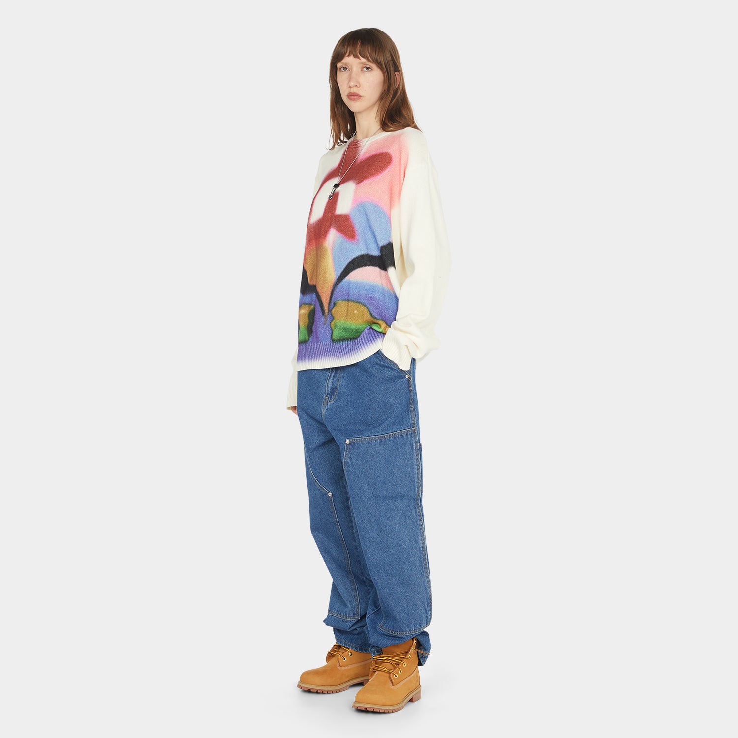 HUF (ハフ) Worldwide JP /KNITS & SWEATERS(ニット&セーター)/ SOFT FOCUS CREWNECK SWEATER商品 / MULTI