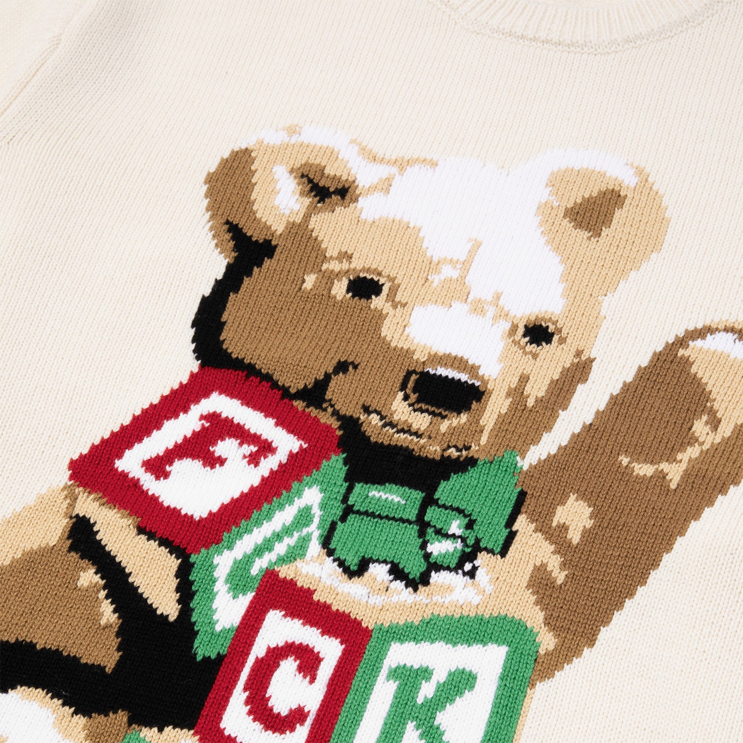 HUF (ハフ) Worldwide JP /KNITS & SWEATERS(ニット&セーター)/ GIFT BEAR INTARSIA SWEATER商品 / BLACK