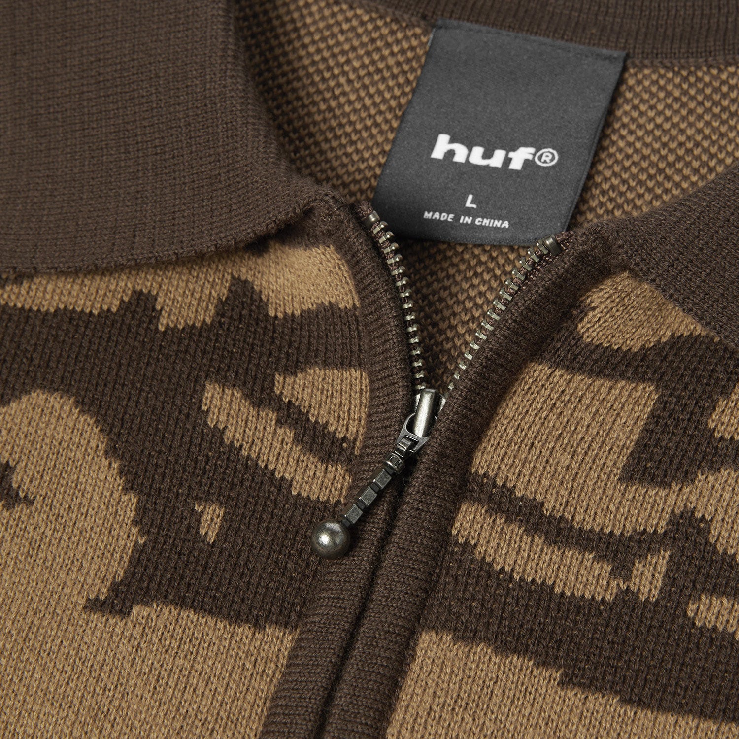 HUF (ハフ) Worldwide JP /KNITS & SWEATERS(ニット&セーター)/ FANTASIES KNIT TOP商品 / BROWN