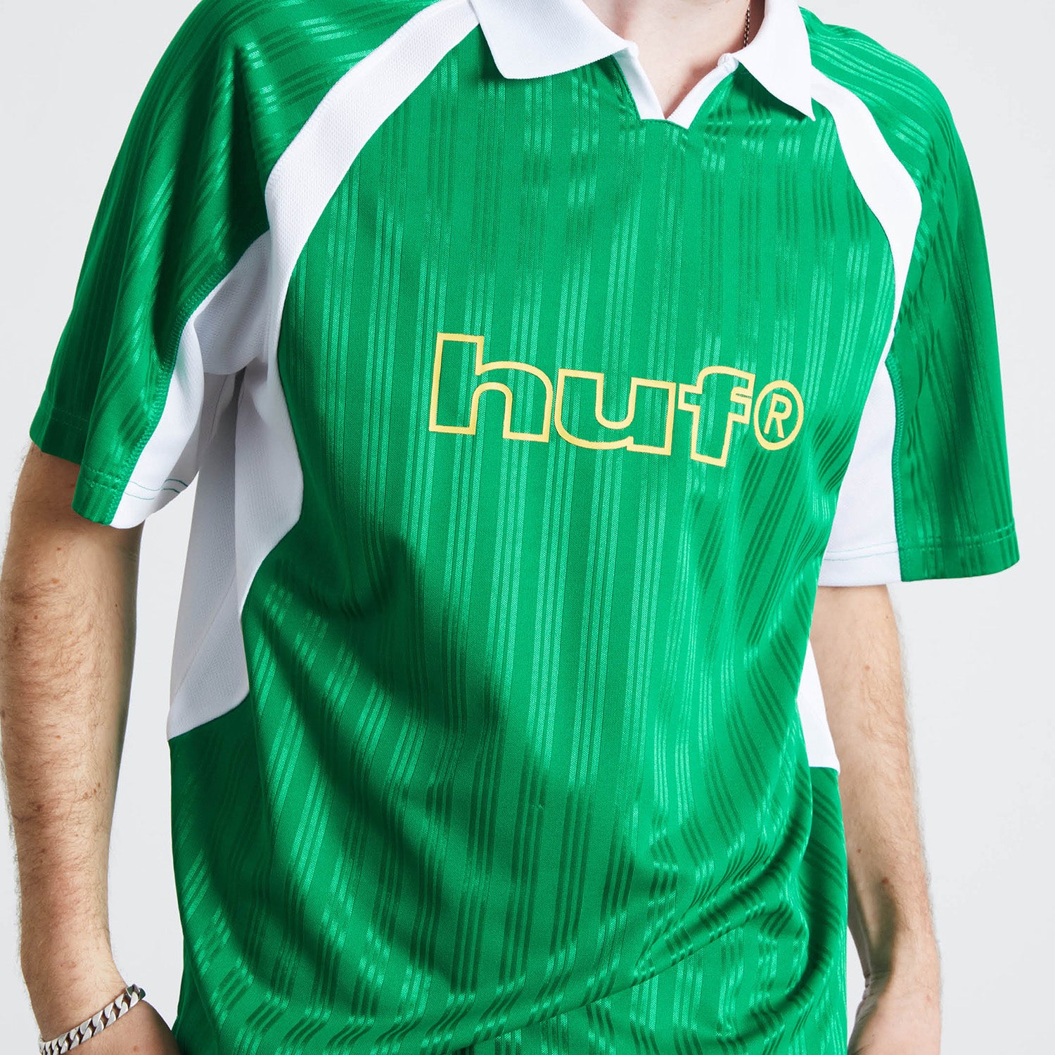HUF (ハフ) Worldwide JP /TOPS & SHIRTS(トップス&シャツ)/ SIDELINE SOCCER JERSEY商品 / CLOVER