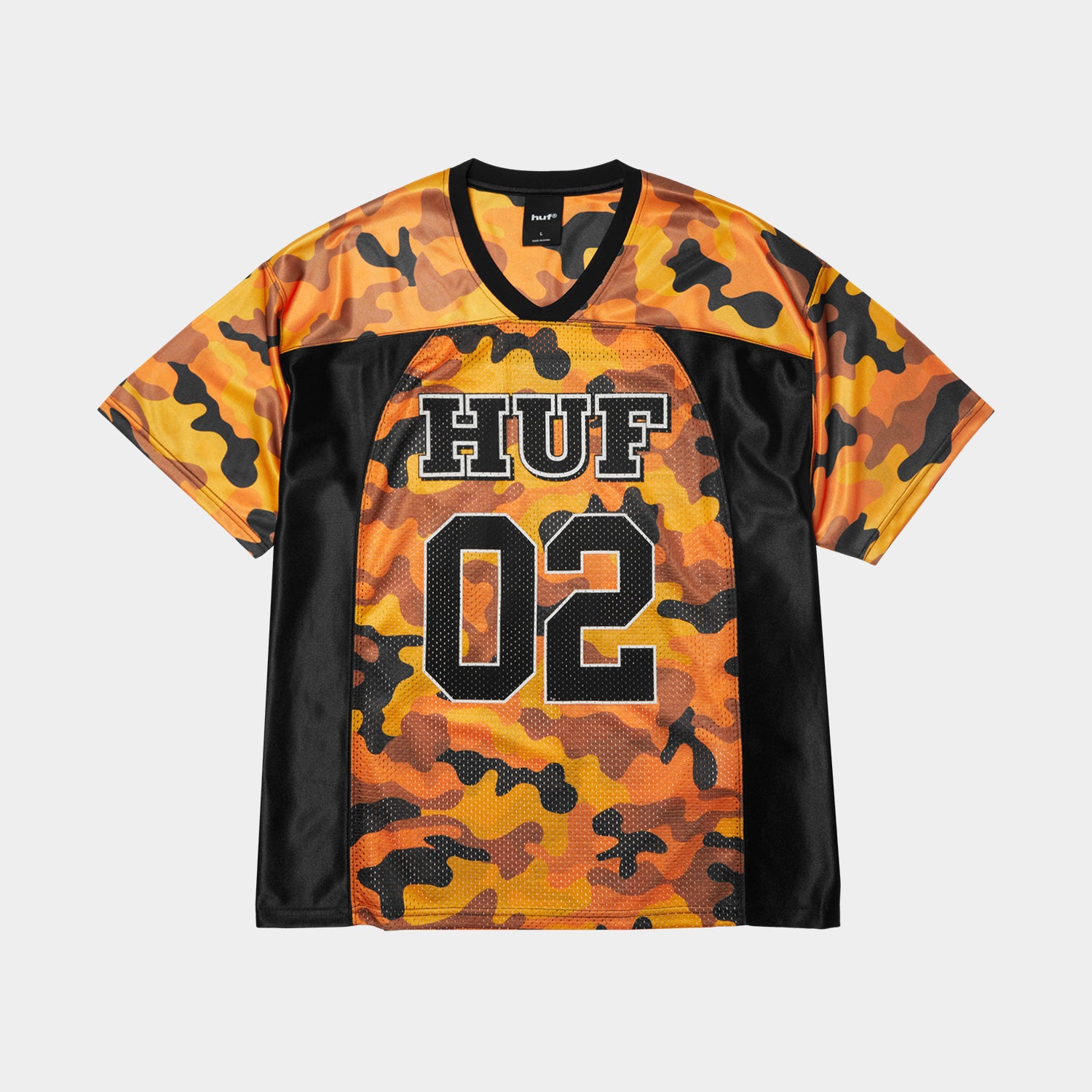 HUF (ハフ) Worldwide JP /TOPS & SHIRTS(トップス&シャツ)/ CAMO FOOTBALL JERSEY商品 / BROWN