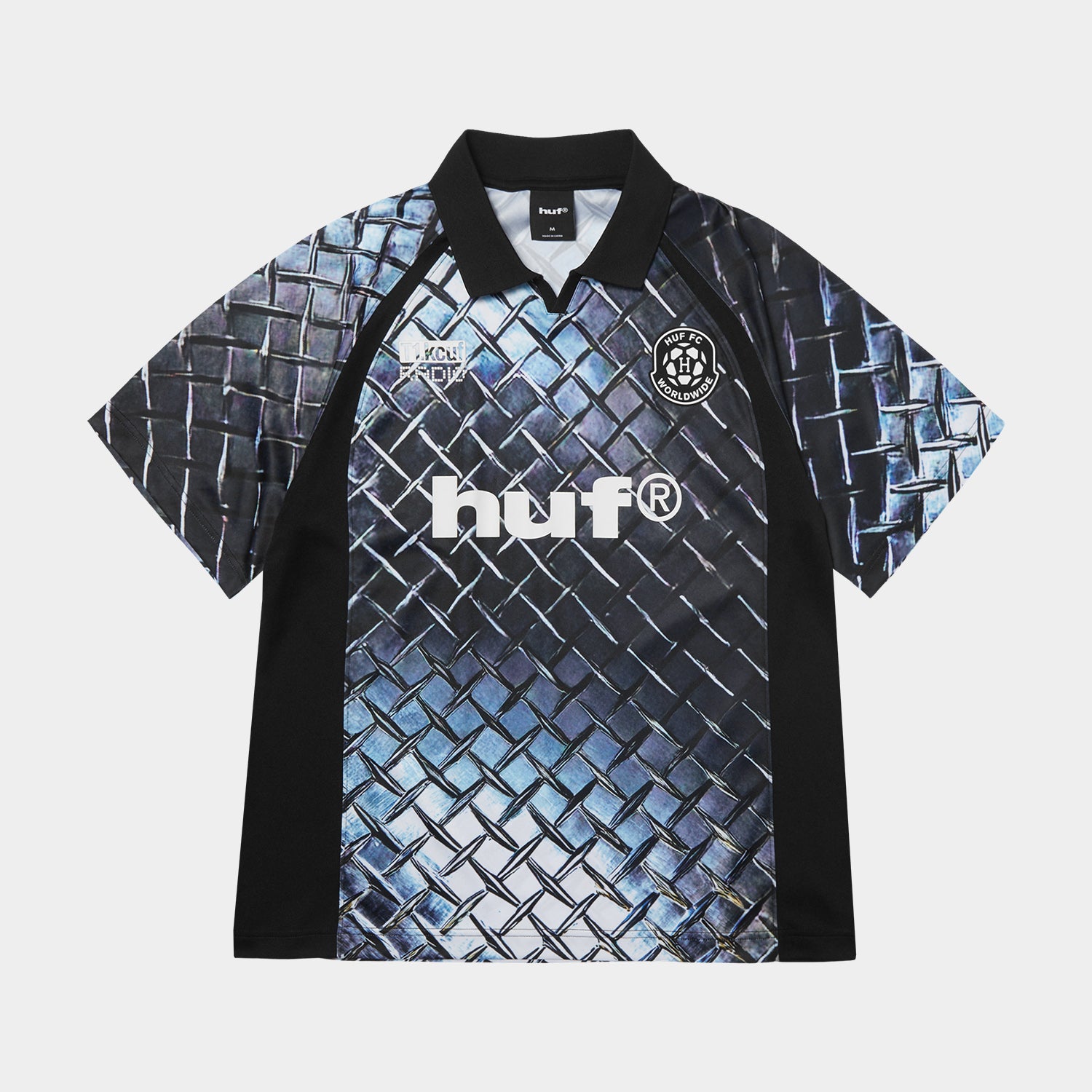 HUF (ハフ) Worldwide JP /TOPS & SHIRTS(トップス&シャツ)/ DIAMOND PLATE JERSEY商品 / BLACK