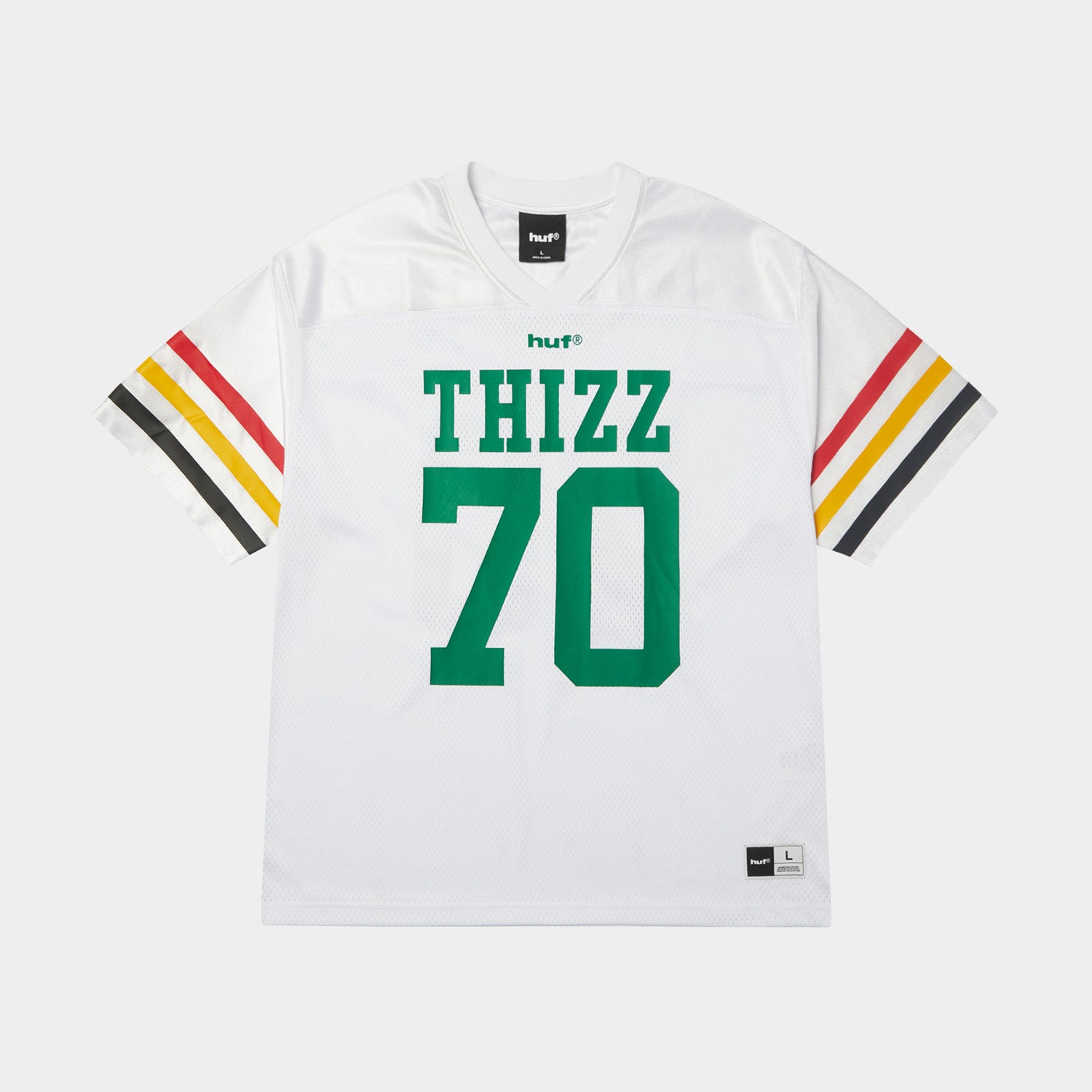 HUF (ハフ) Worldwide JP /TOPS & SHIRTS(トップス&シャツ)/ HUF x MAC DRE THIZZ JERSEY商品 / WHITE
