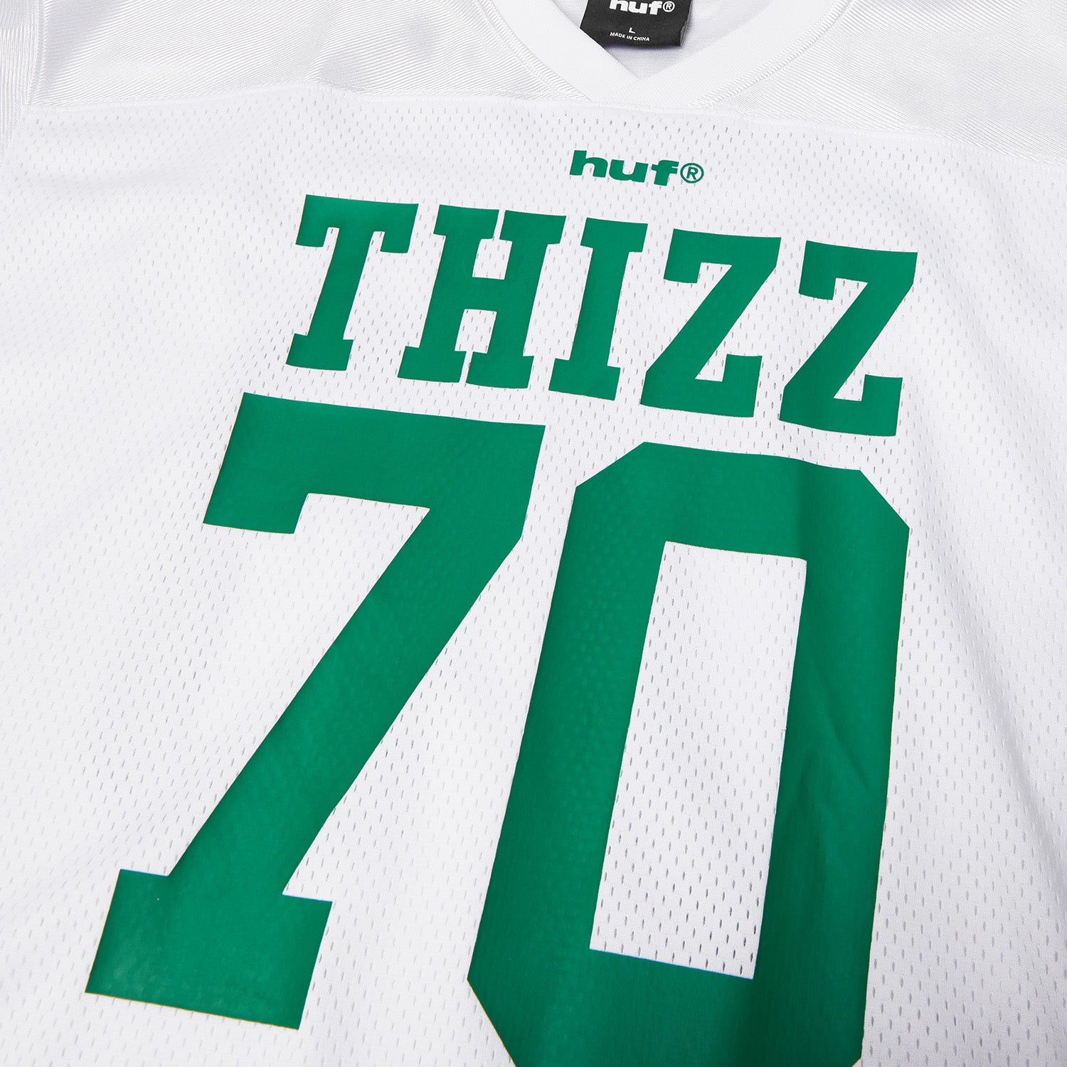 HUF (ハフ) Worldwide JP /TOPS & SHIRTS(トップス&シャツ)/ HUF x MAC DRE THIZZ JERSEY商品 / WHITE