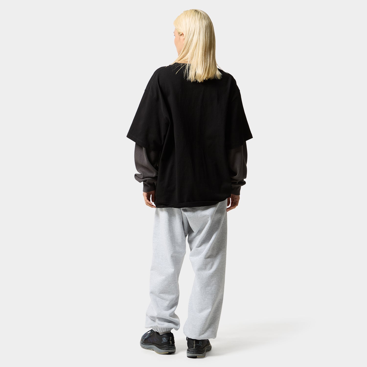 HUF (ハフ) Worldwide JP /TOPS & SHIRTS(トップス&シャツ)/ PLANTASIA DOUBLE LAYER LS TOP商品 / BLACK