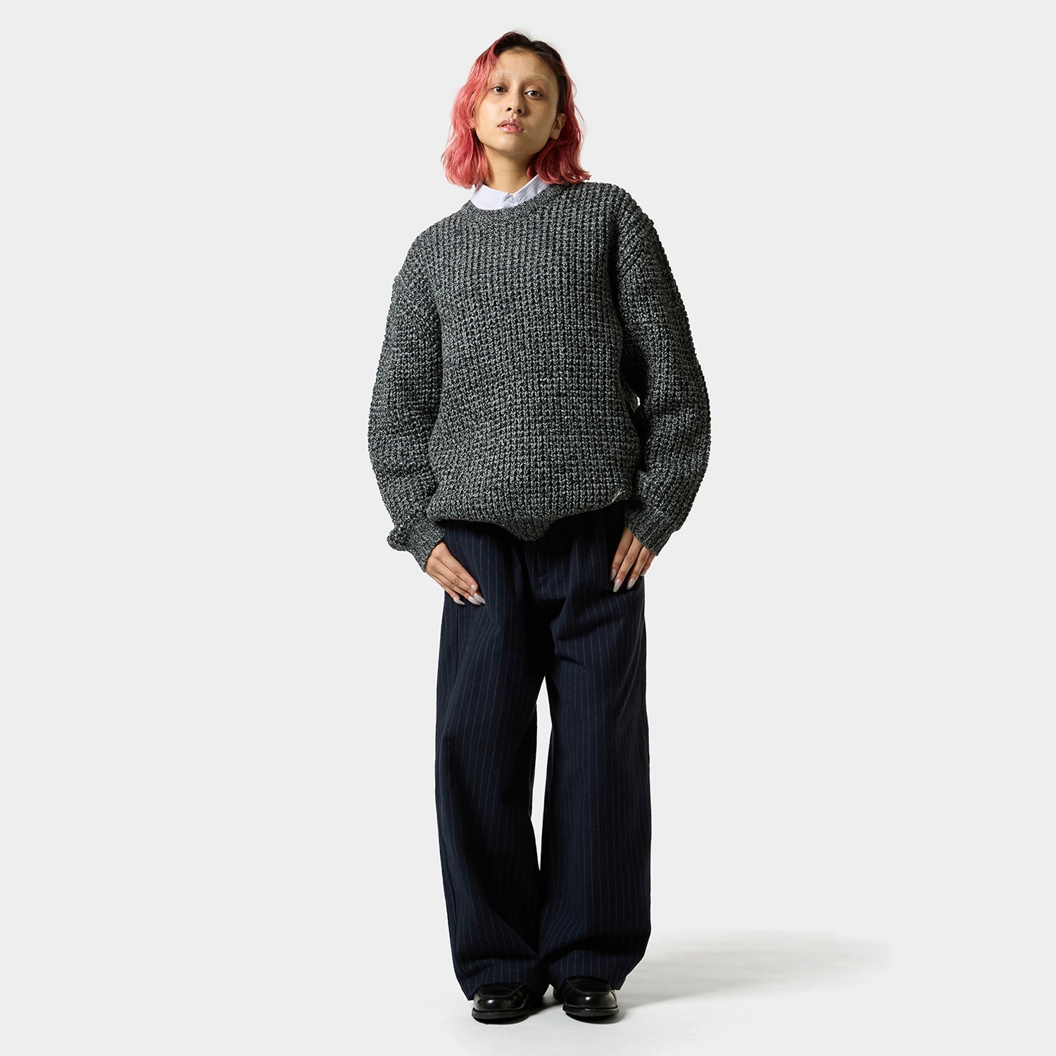 HUF (ハフ) Worldwide JP /KNITS & SWEATERS(ニット&セーター)/ 1984 MELANGE SWEATER商品 / BROWN