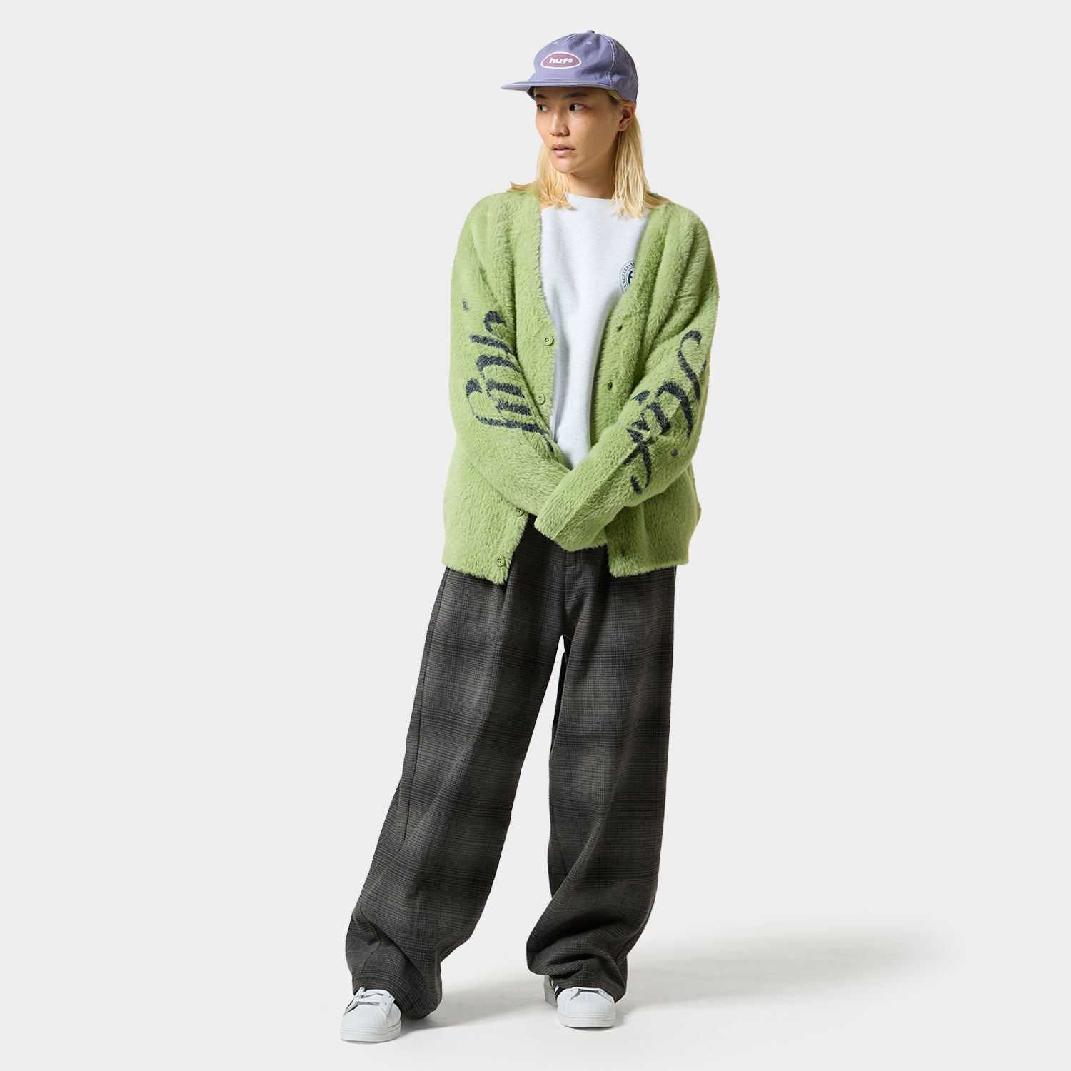 HUF (ハフ) Worldwide JP /KNITS & SWEATERS(ニット&セーター)/ THE CROWN CARDIGAN商品 / PISTACHIO