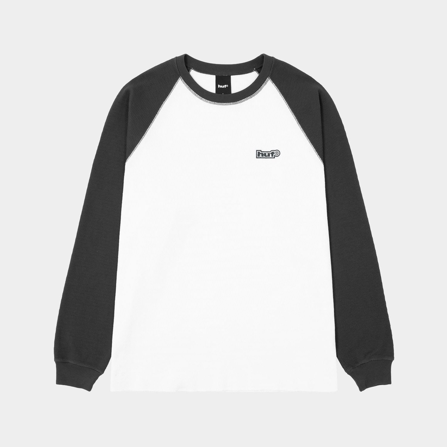 HUF (ハフ) Worldwide JP /TOPS & SHIRTS(トップス&シャツ)/ 89 OUTLINE LS RAGLAN商品 / BLACK