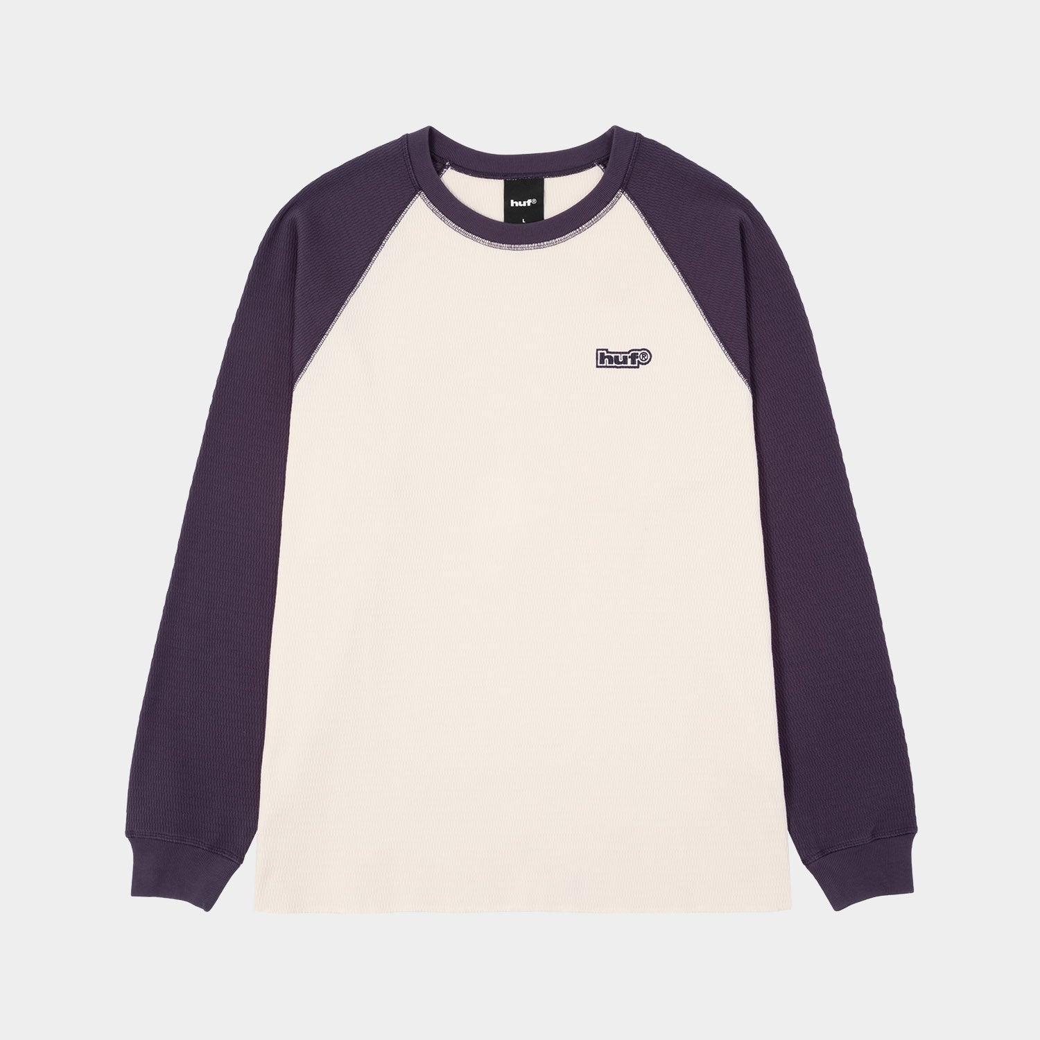 HUF (ハフ) Worldwide JP /TOPS & SHIRTS(トップス&シャツ)/ 89 OUTLINE LS RAGLAN商品 / BLACK