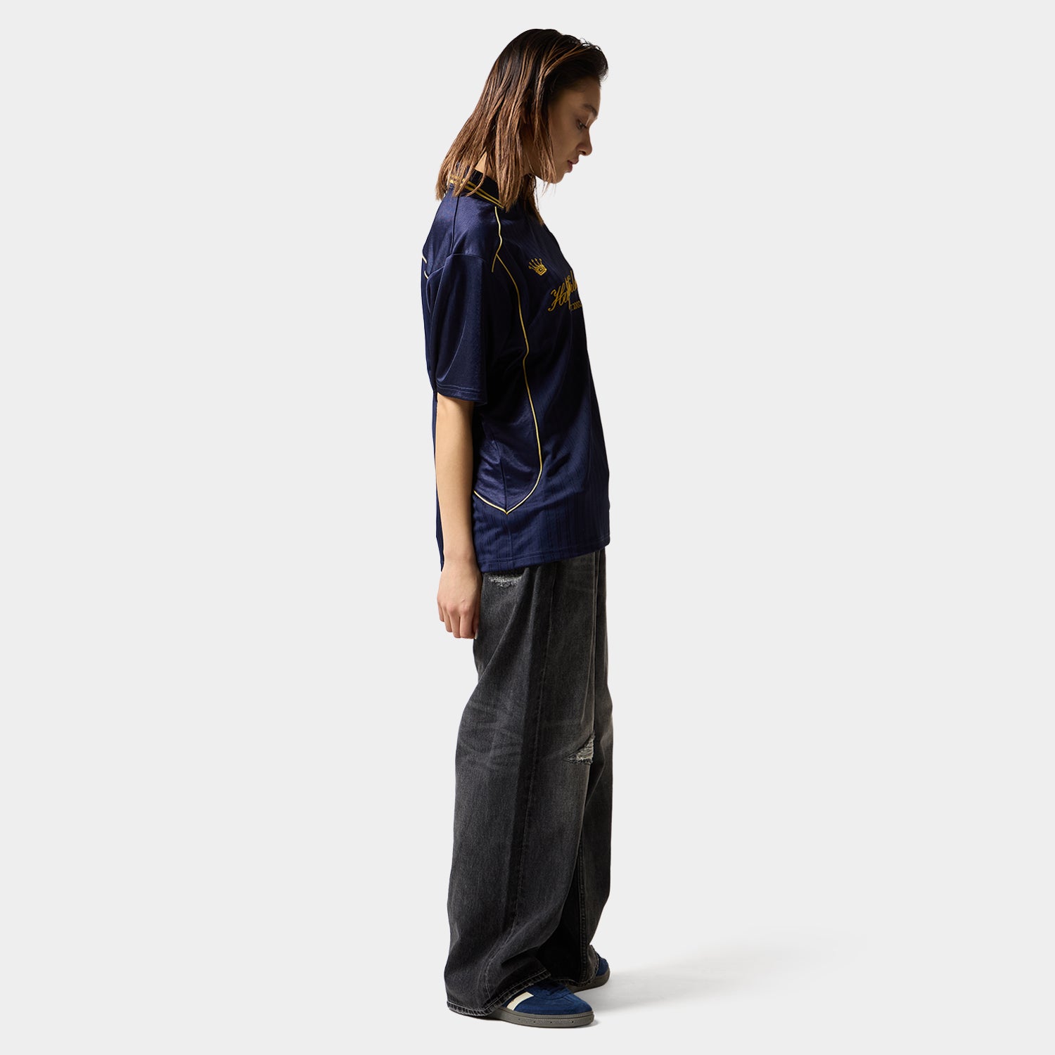 HUF (ハフ) Worldwide JP /TOPS & SHIRTS(トップス&シャツ)/ ANTHEM JERSEY商品 / NAVY
