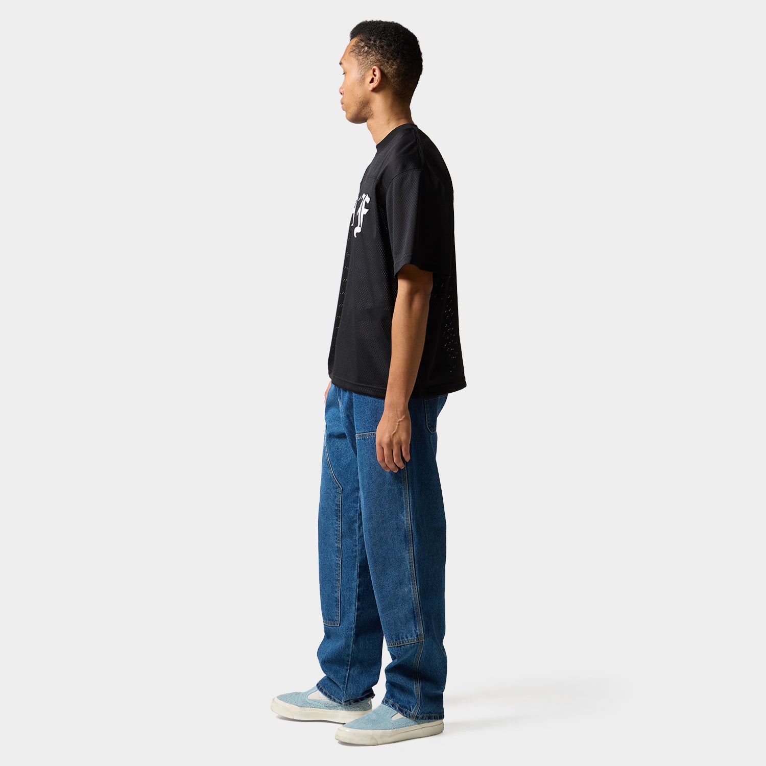 HUF (ハフ) Worldwide JP /TOPS & SHIRTS(トップス&シャツ)/ OLD ENGLISH MESH TOP商品 / BROWN