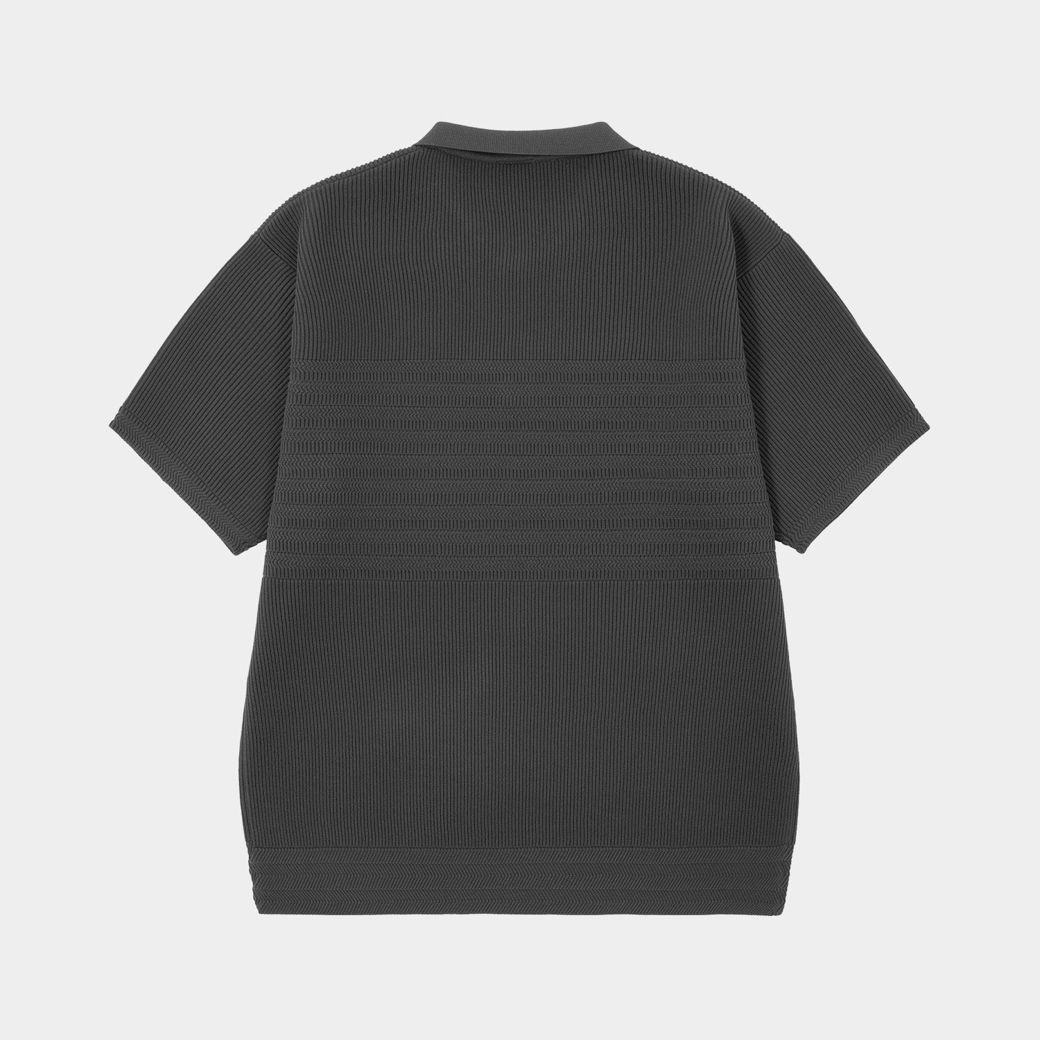 HUF (ハフ) Worldwide JP /TOPS & SHIRTS(トップス&シャツ)/ MEGABLAST KNIT POLO TOP商品 / CHARCOAL