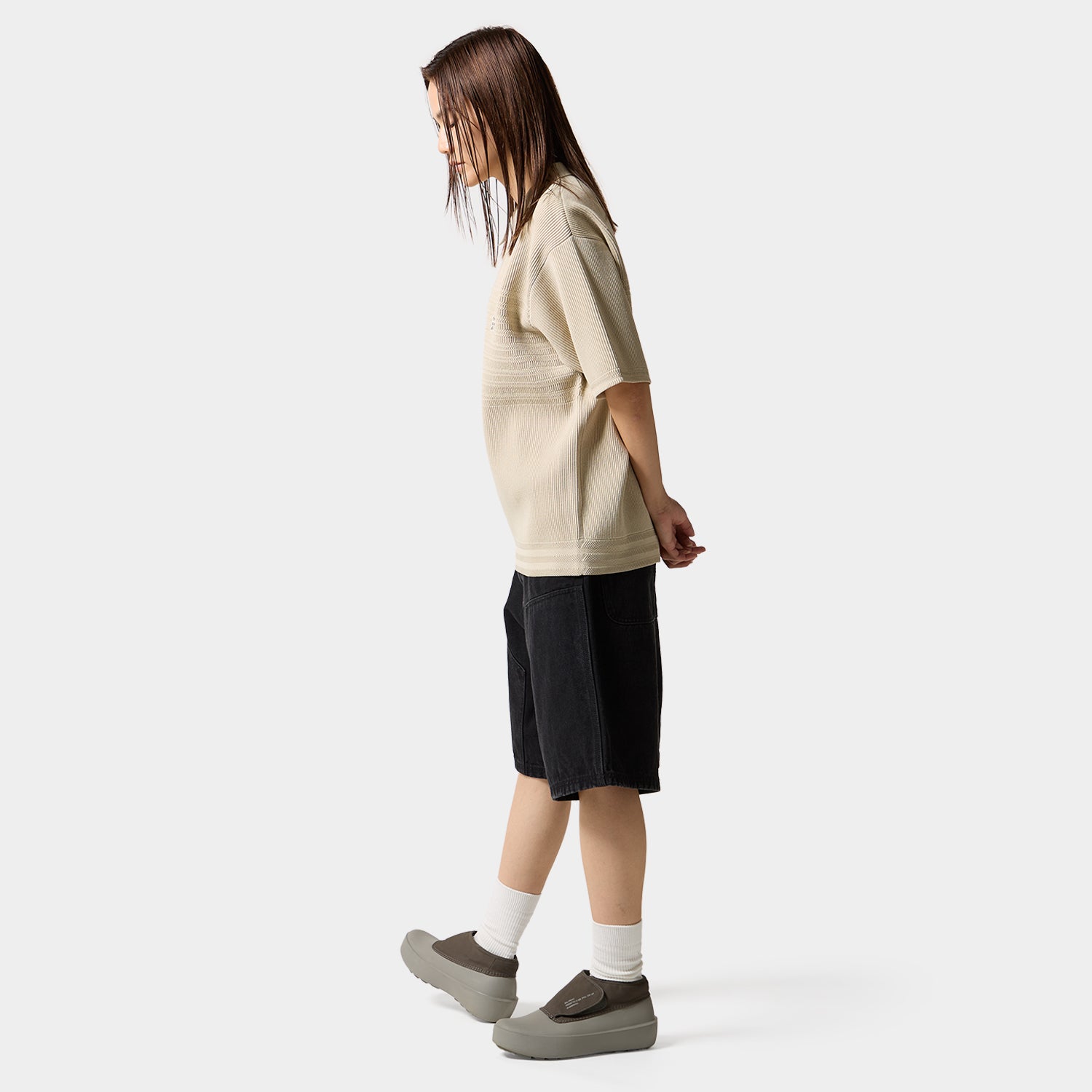 HUF (ハフ) Worldwide JP /TOPS & SHIRTS(トップス&シャツ)/ MEGABLAST KNIT POLO TOP商品 / CHARCOAL