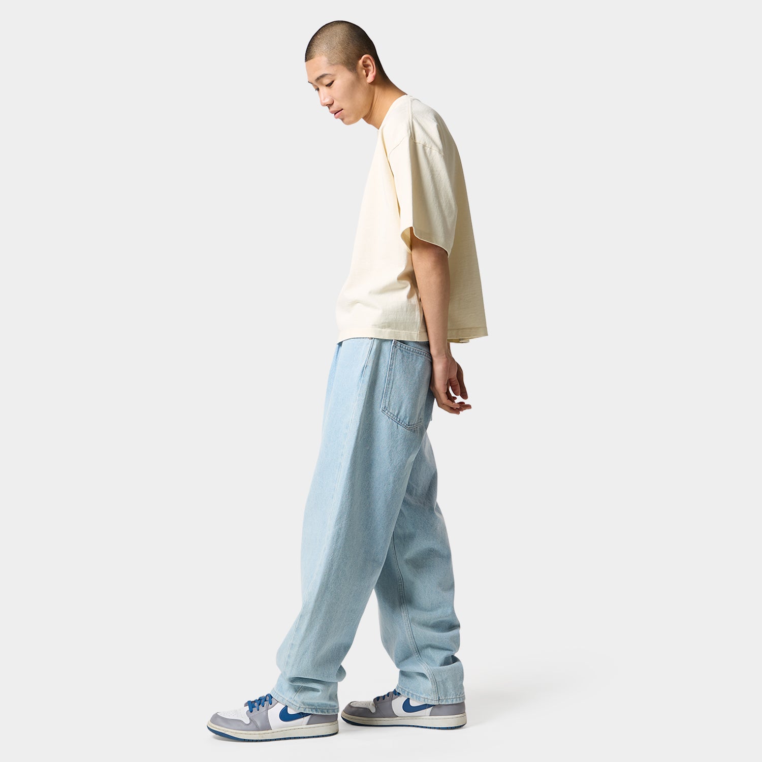 HUF (ハフ) Worldwide JP /TOPS & SHIRTS(トップス&シャツ)/ CLASSIC ARCH WIDE CREW商品 / YELLOW