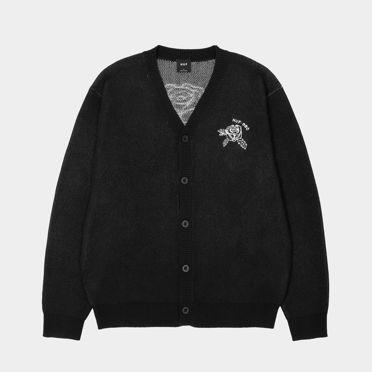 HUF (ハフ) Worldwide JP /KNITS & SWEATERS(ニット&セーター)/ ROSE CARDIGAN商品 / BLEACH