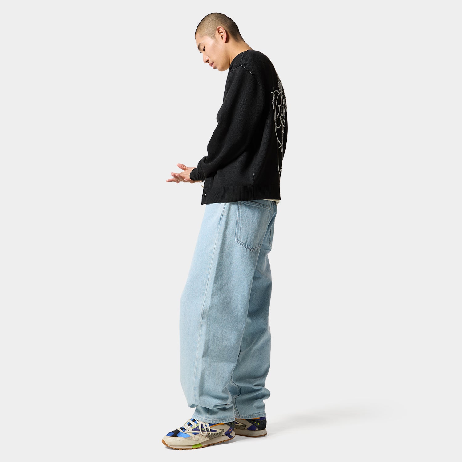 HUF (ハフ) Worldwide JP /KNITS & SWEATERS(ニット&セーター)/ ROSE CARDIGAN商品 / BLEACH