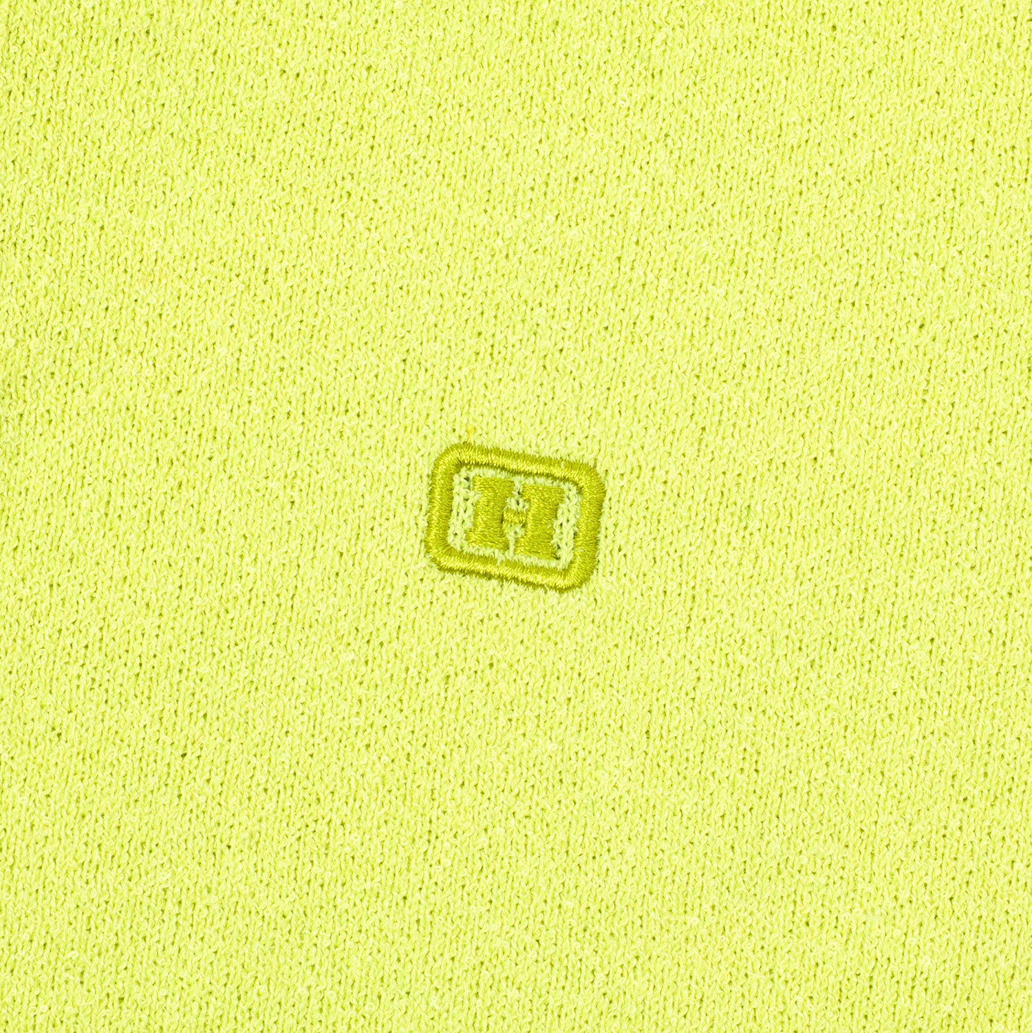 HUF (ハフ) Worldwide JP /TOPS & SHIRTS(トップス&シャツ)/ SERIF H KNIT POLO TOP商品 / LIME