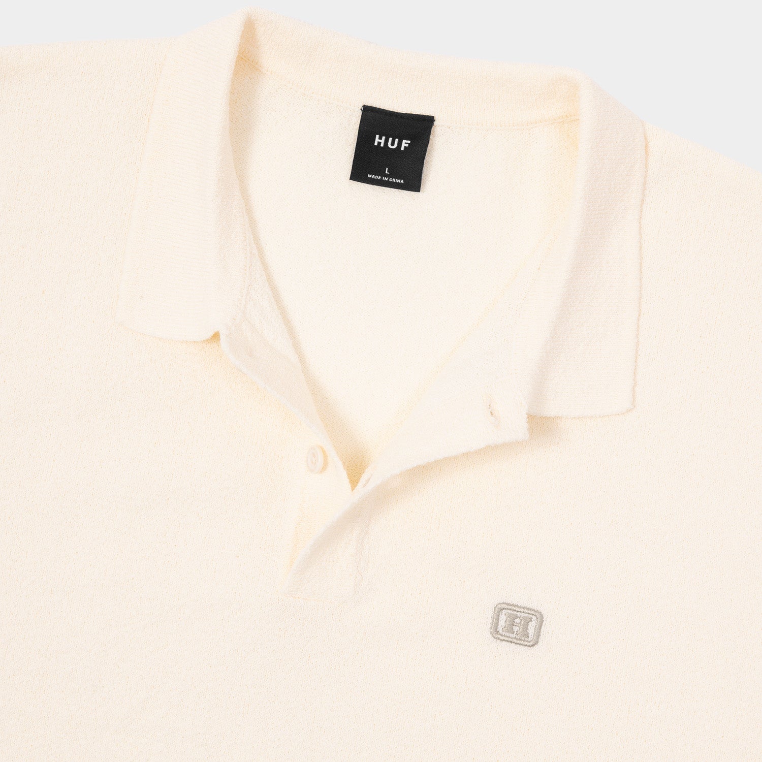HUF (ハフ) Worldwide JP /TOPS & SHIRTS(トップス&シャツ)/ SERIF H KNIT POLO TOP商品 / LIME