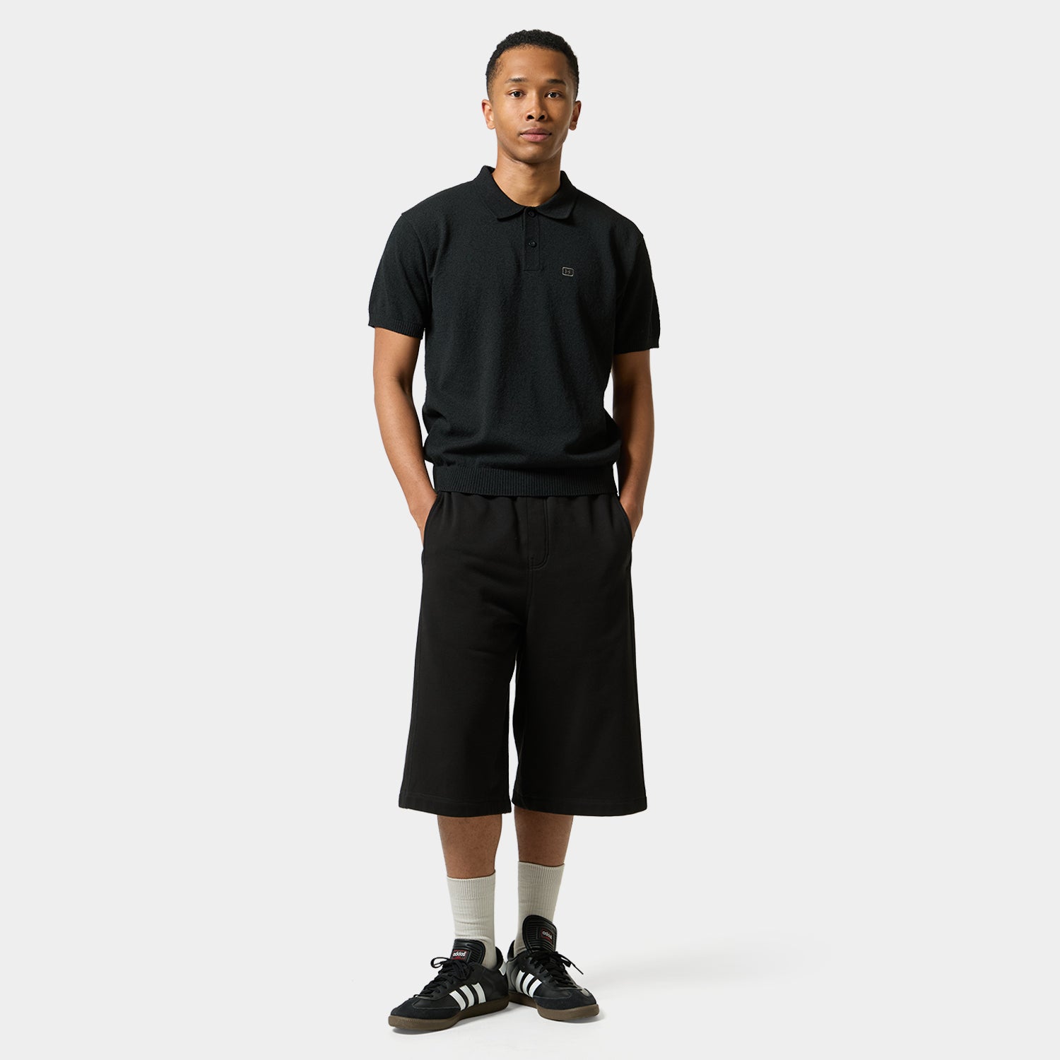 HUF (ハフ) Worldwide JP /TOPS & SHIRTS(トップス&シャツ)/ SERIF H KNIT POLO TOP商品 / LIME