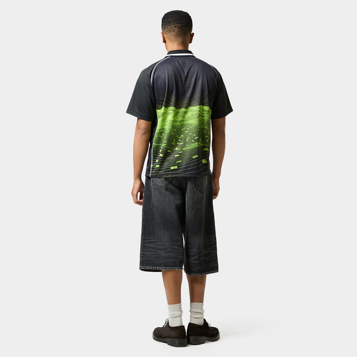HUF (ハフ) Worldwide JP /TOPS & SHIRTS(トップス&シャツ)/ HUF X UMBRO LANDSCAPE JERSEY商品 / GREEN