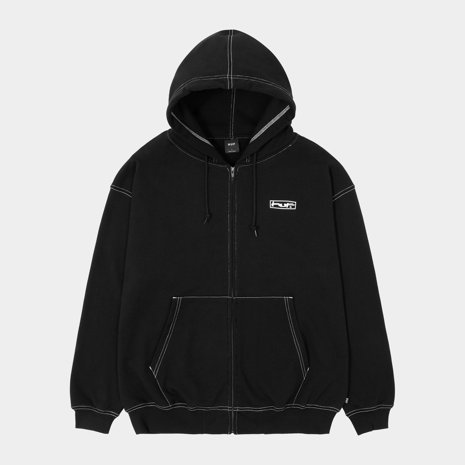 HUF (ハフ) Worldwide JP /HOODIES(パーカー)/ STRETCH FULL ZIP HOODIE商品 / ASH