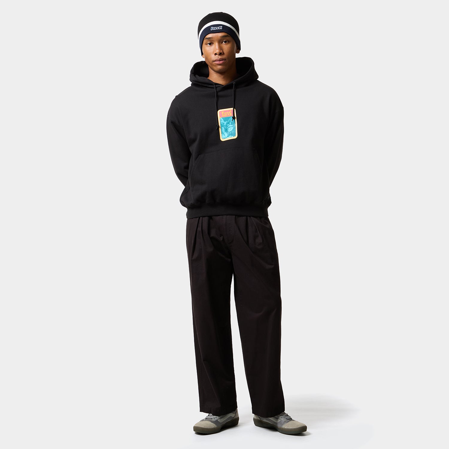HUF (ハフ) Worldwide JP /HOODIES(パーカー)/ BACKSTREET ANGELS HOODIE商品 / BLACK