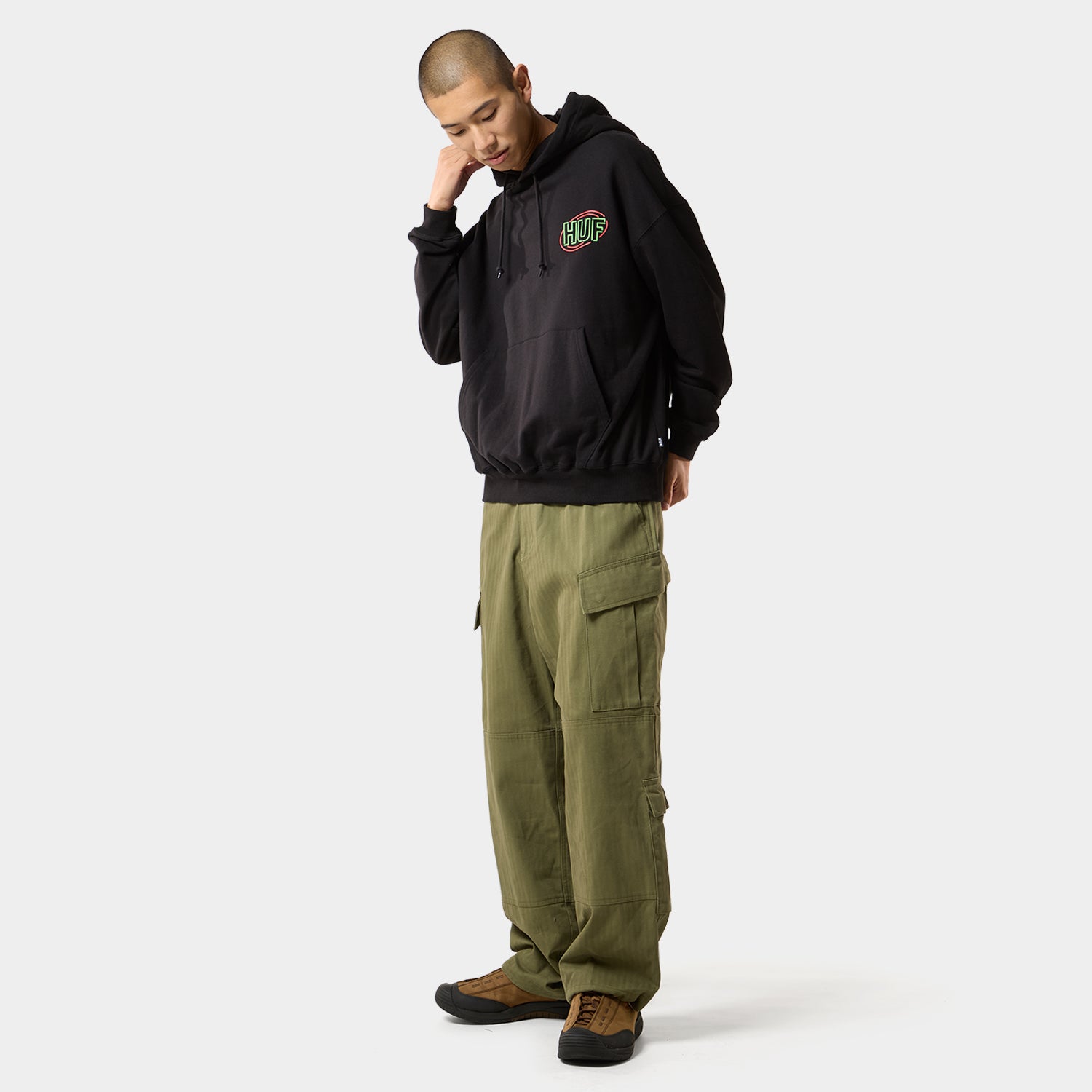 HUF (ハフ) Worldwide JP /HOODIES(パーカー)/ PROMO HOODIE商品 / BLACK