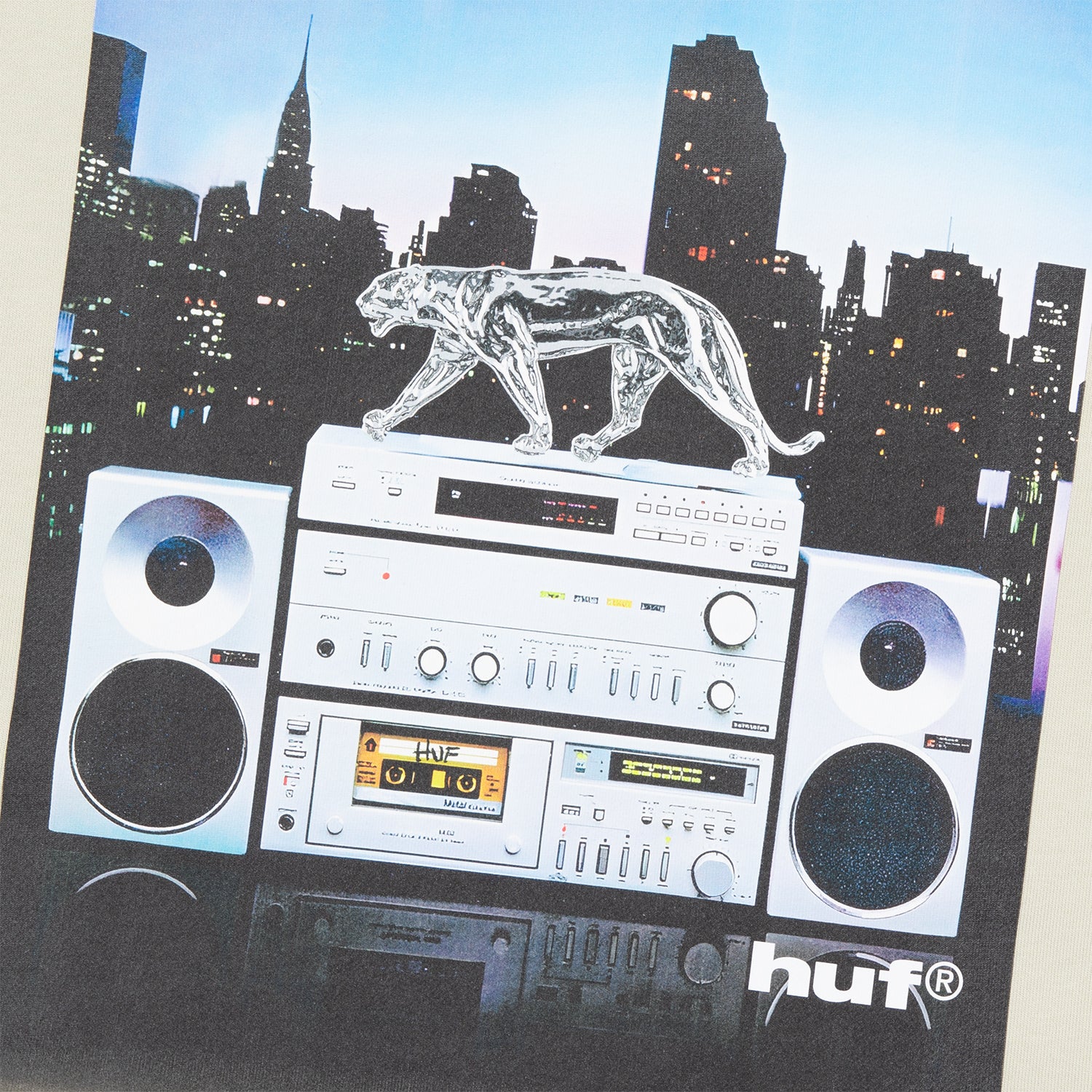 HUF (ハフ) Worldwide JP /KNITS & SWEATERS(ニット&セーター)/ MIDNIGHT RADIO CREW商品 / BLACK