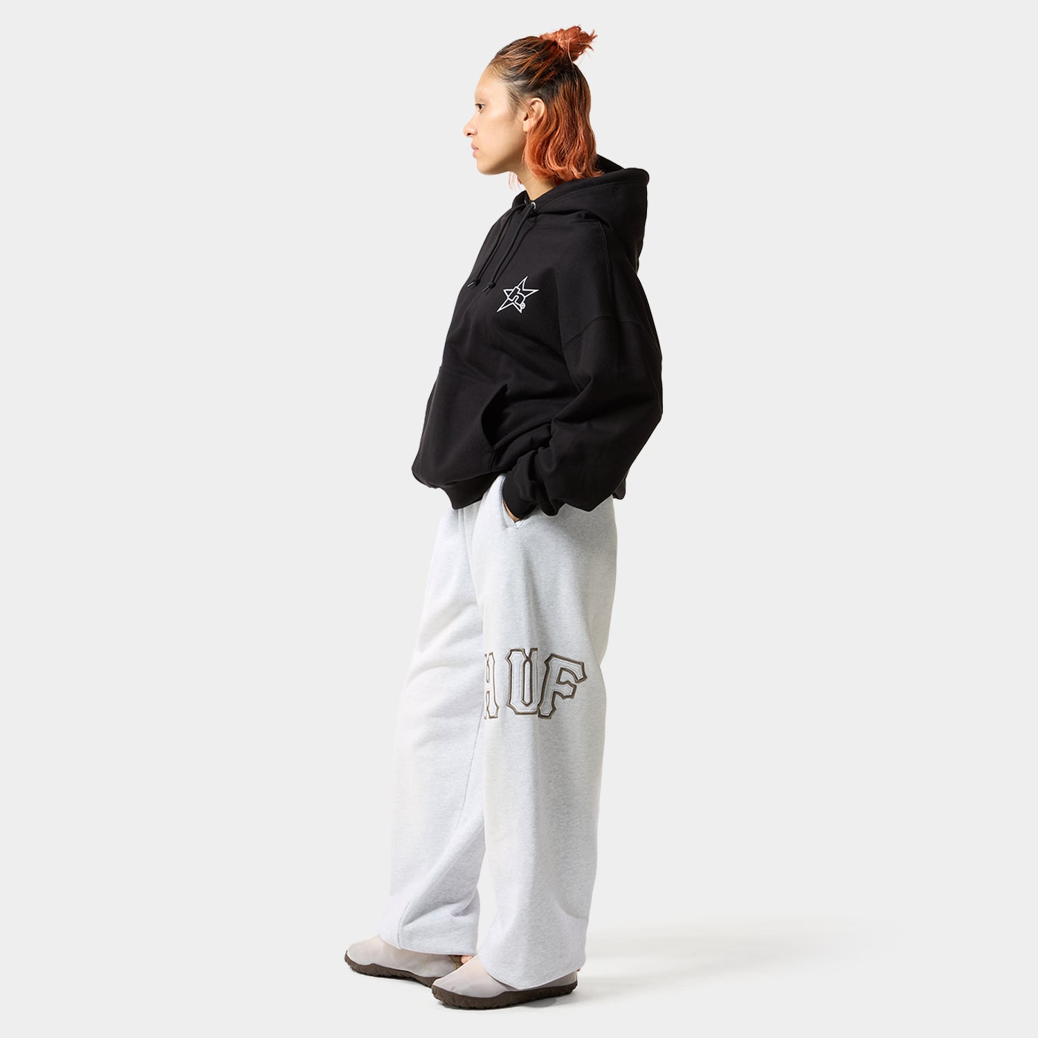 HUF (ハフ) Worldwide JP /HOODIES(パーカー)/ H STAR LOGO HOODIE商品 / BLACK
