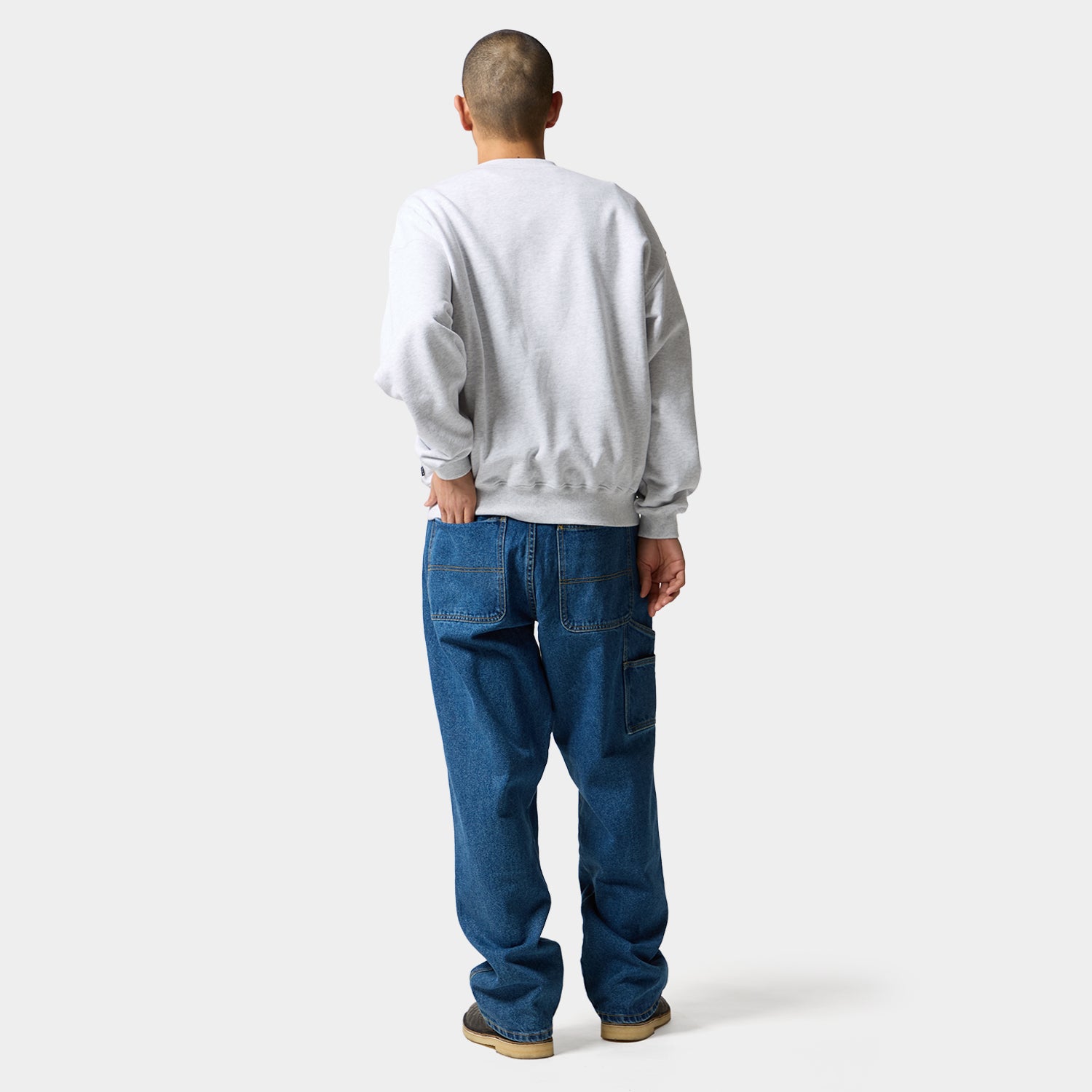 HUF (ハフ) Worldwide JP /SWEATSHIRTS(スウェットシャツ)/ CLASSIC ARCH CREW商品 / ASH GREY