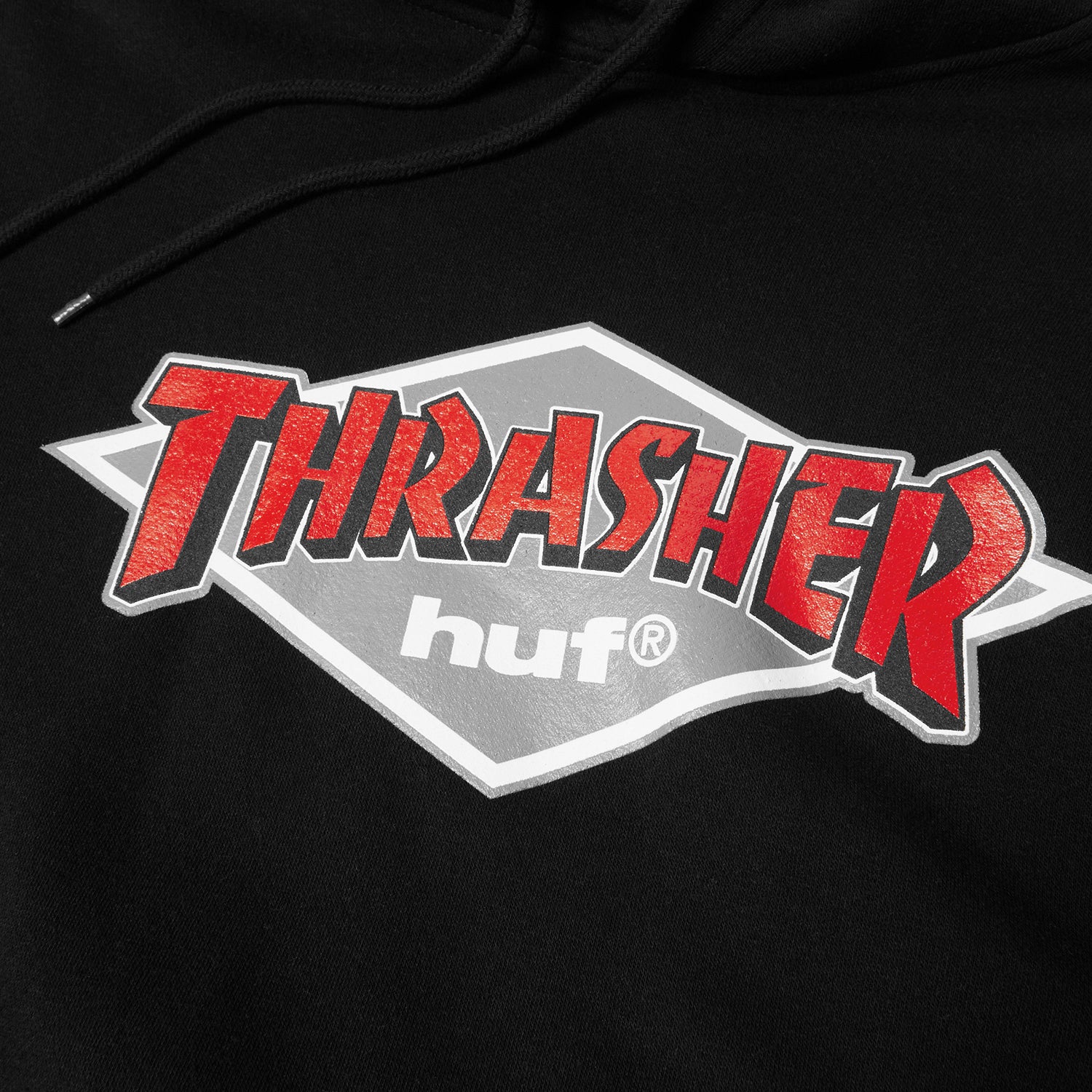 HUF (ハフ) Worldwide JP /HOODIES(パーカー)/ HUF X THRASHER LOGO HOODIE商品 / HEATHER GREY