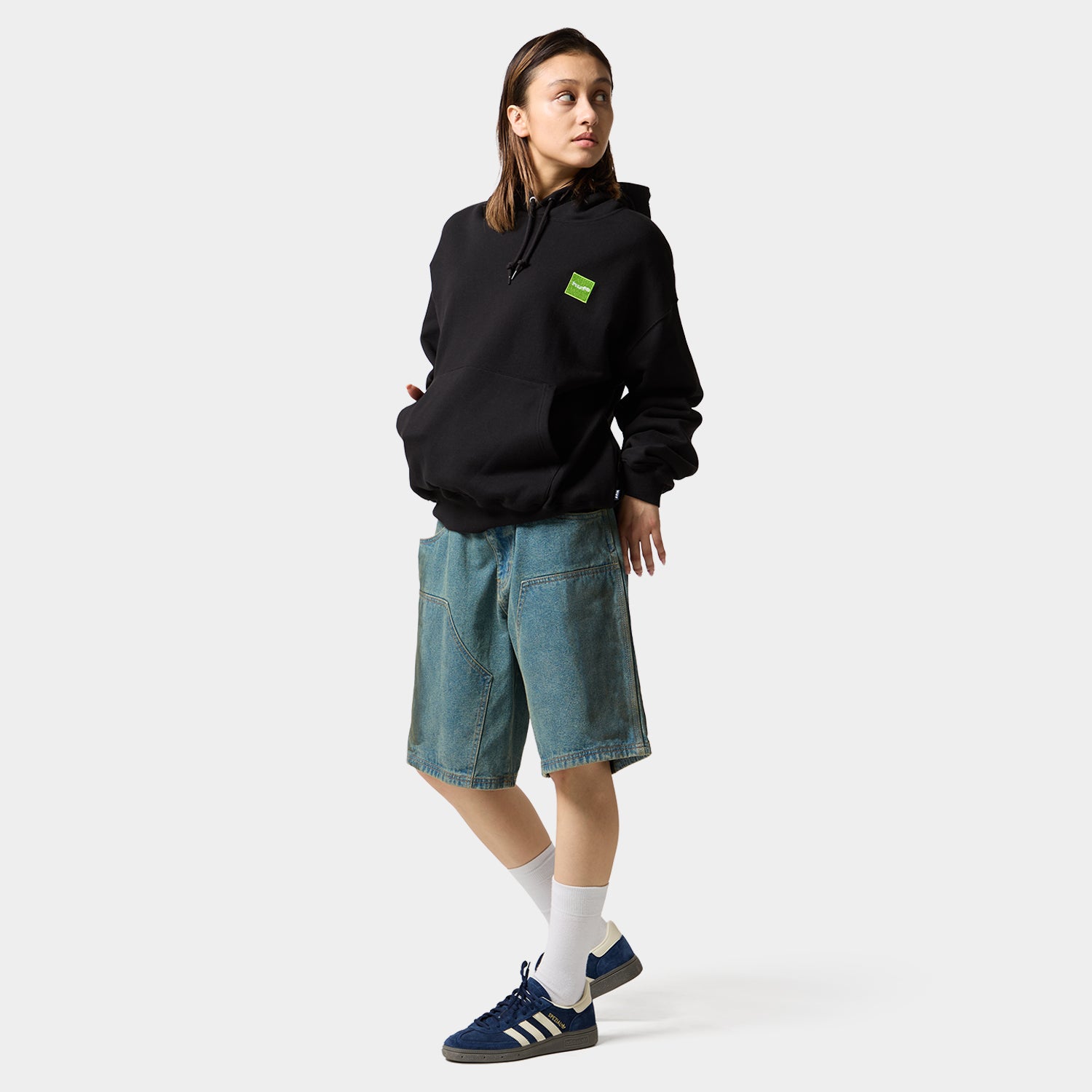 HUF (ハフ) Worldwide JP /HOODIES(パーカー)/ BOX LOGO EMB HOODIE商品 / BLACK