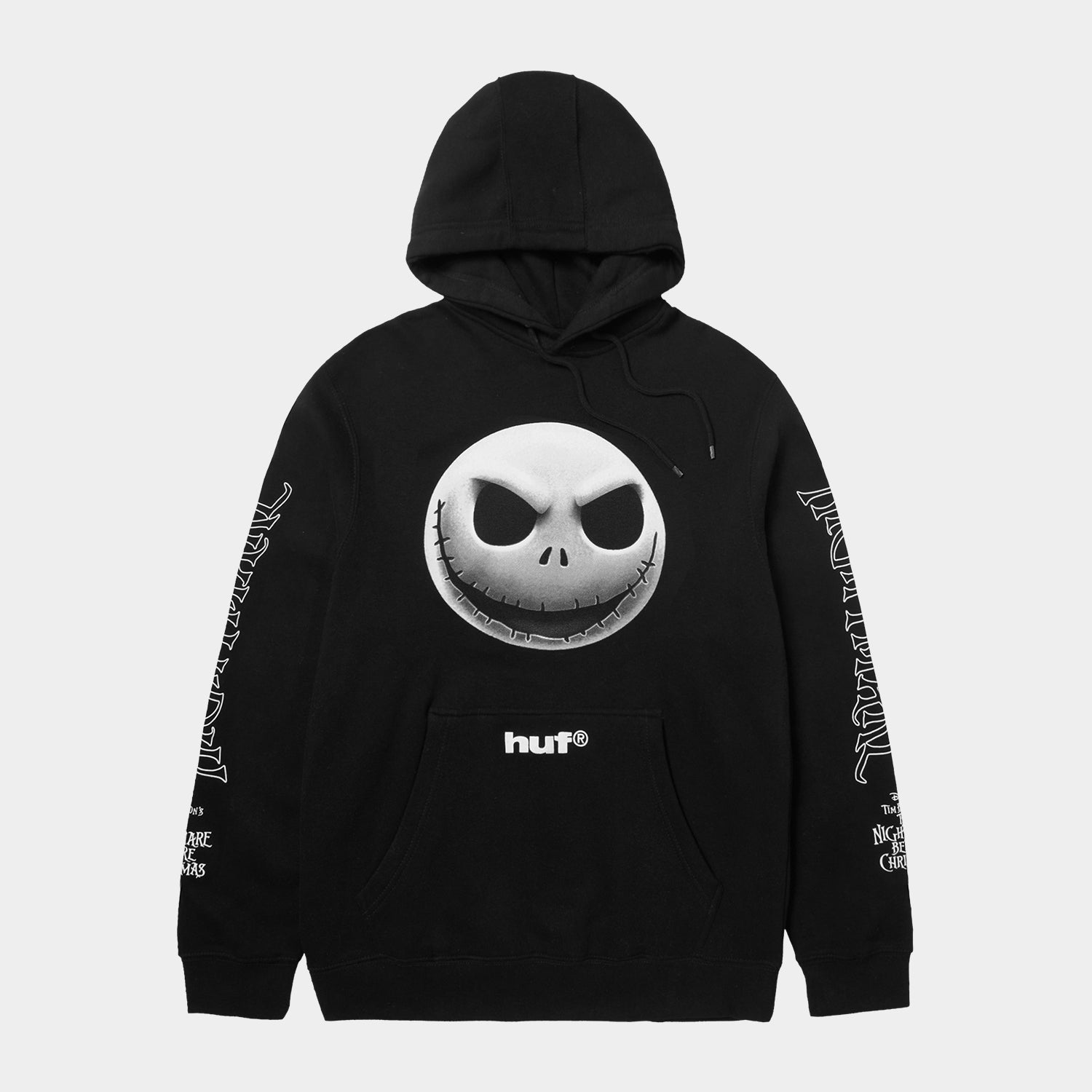 HUF (ハフ) Worldwide JP /HOODIES(パーカー)/ HUF X NIGHTMARE BEFORE CHRISTMAS JACK SKELLINGTON HOODIE商品 / BLACK