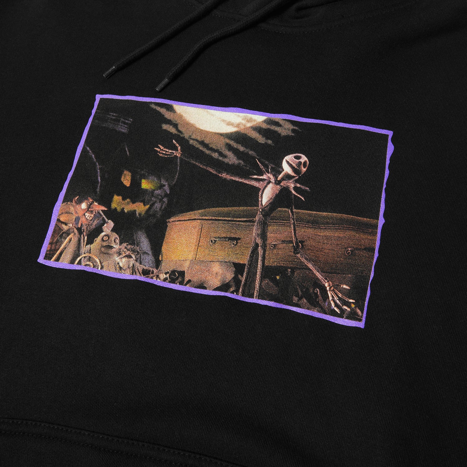 HUF (ハフ) Worldwide JP /HOODIES(パーカー)/ HUF X NIGHTMARE BEFORE CHRISTMAS JACK TOWN MEETING HOODIE商品 / BLACK
