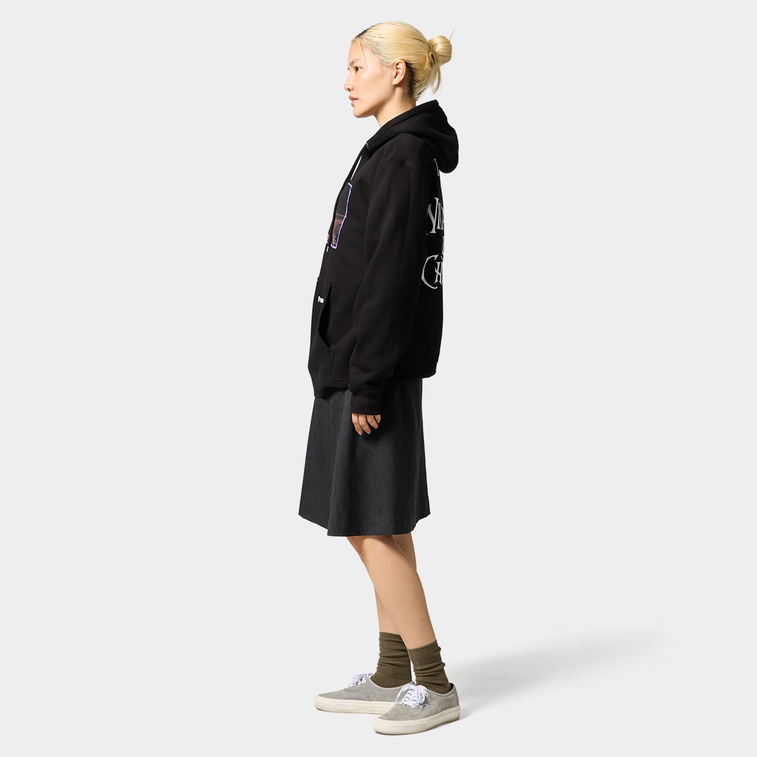 HUF (ハフ) Worldwide JP /HOODIES(パーカー)/ HUF X NIGHTMARE BEFORE CHRISTMAS JACK TOWN MEETING HOODIE商品 / BLACK