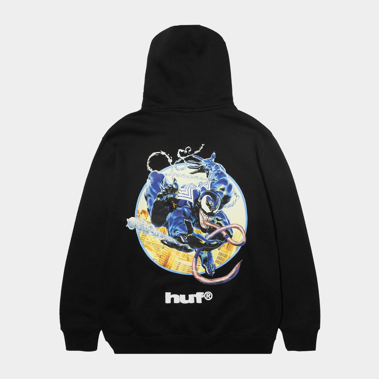 HUF (ハフ) Worldwide JP /HOODIES(パーカー)/ HUF X MARVEL VENOM FULLZIP HOODIE商品 / BLACK