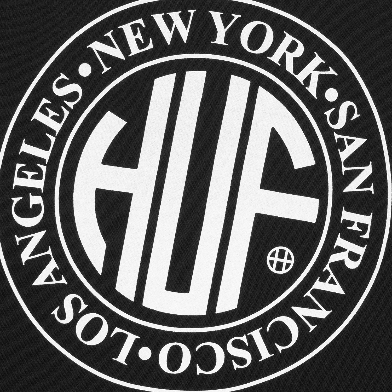 HUF (ハフ) Worldwide JP /SWEATSHIRTS(スウェットシャツ)/ REGIONAL CREWNECK商品 / BLACK