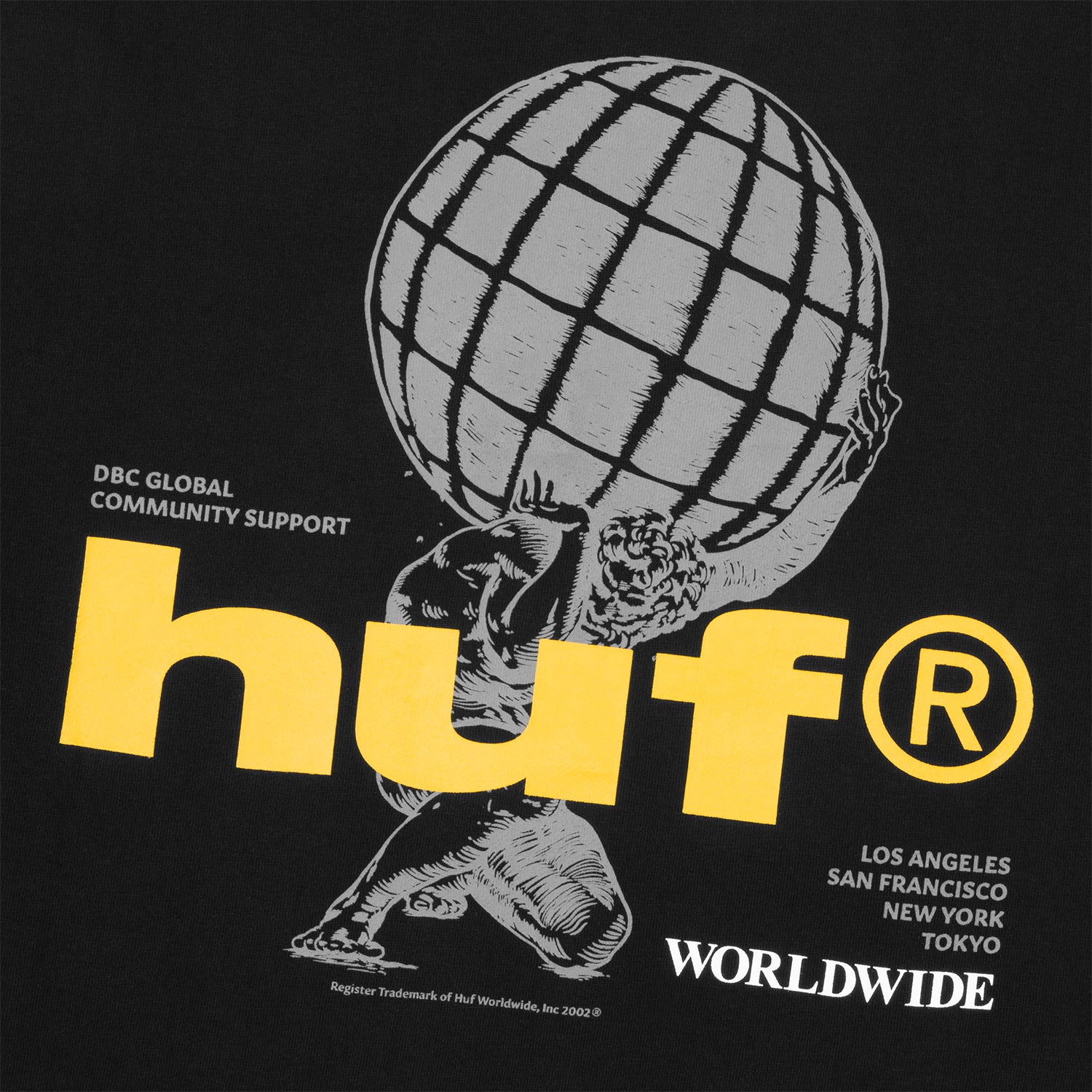 HUF (ハフ) Worldwide JP /SWEATSHIRTS(スウェットシャツ)/ COMMUNITY SUPPORT CREW商品 / ASH GREY