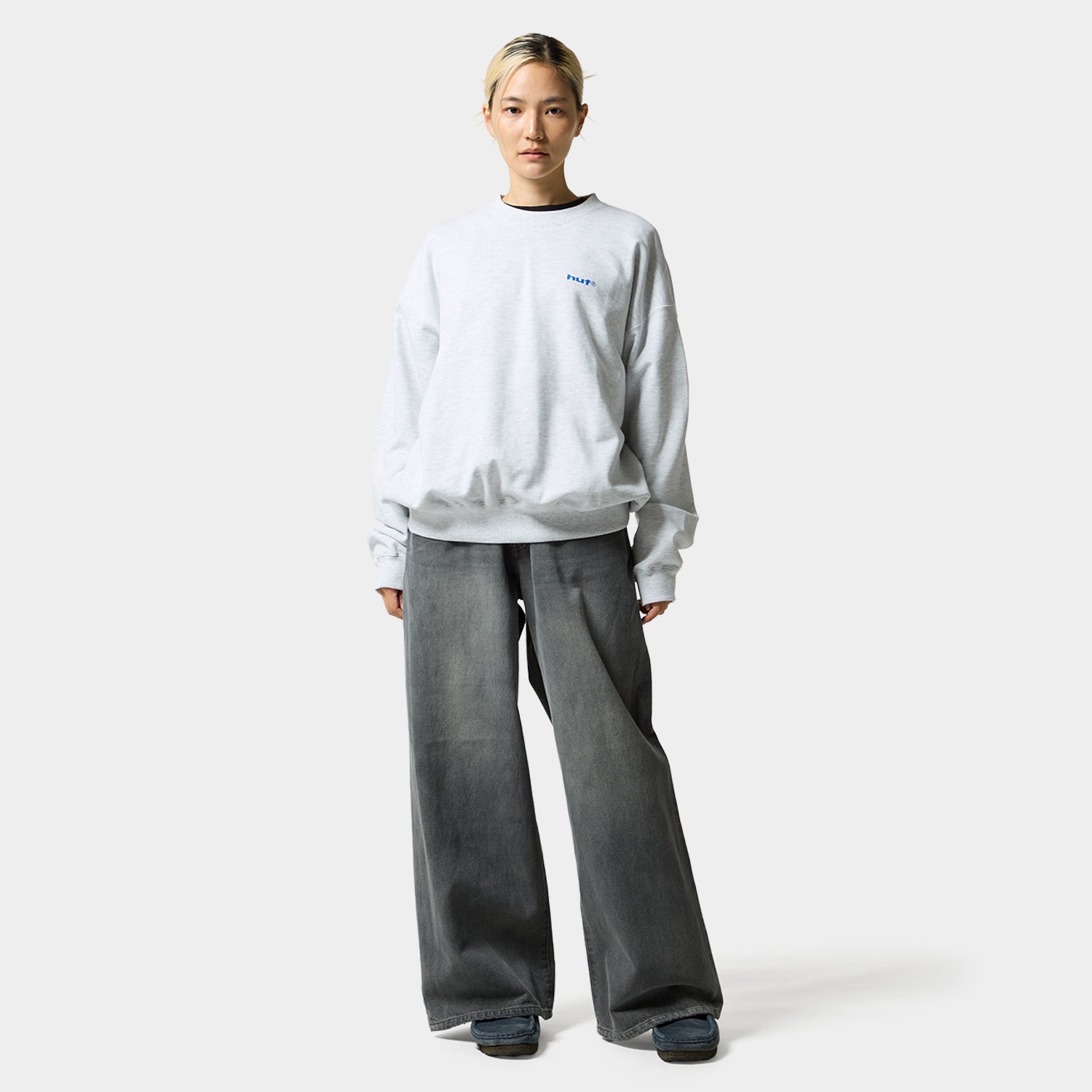 HUF (ハフ) Worldwide JP /SWEATSHIRTS(スウェットシャツ)/ COMMUNITY SUPPORT CREW商品 / ASH GREY