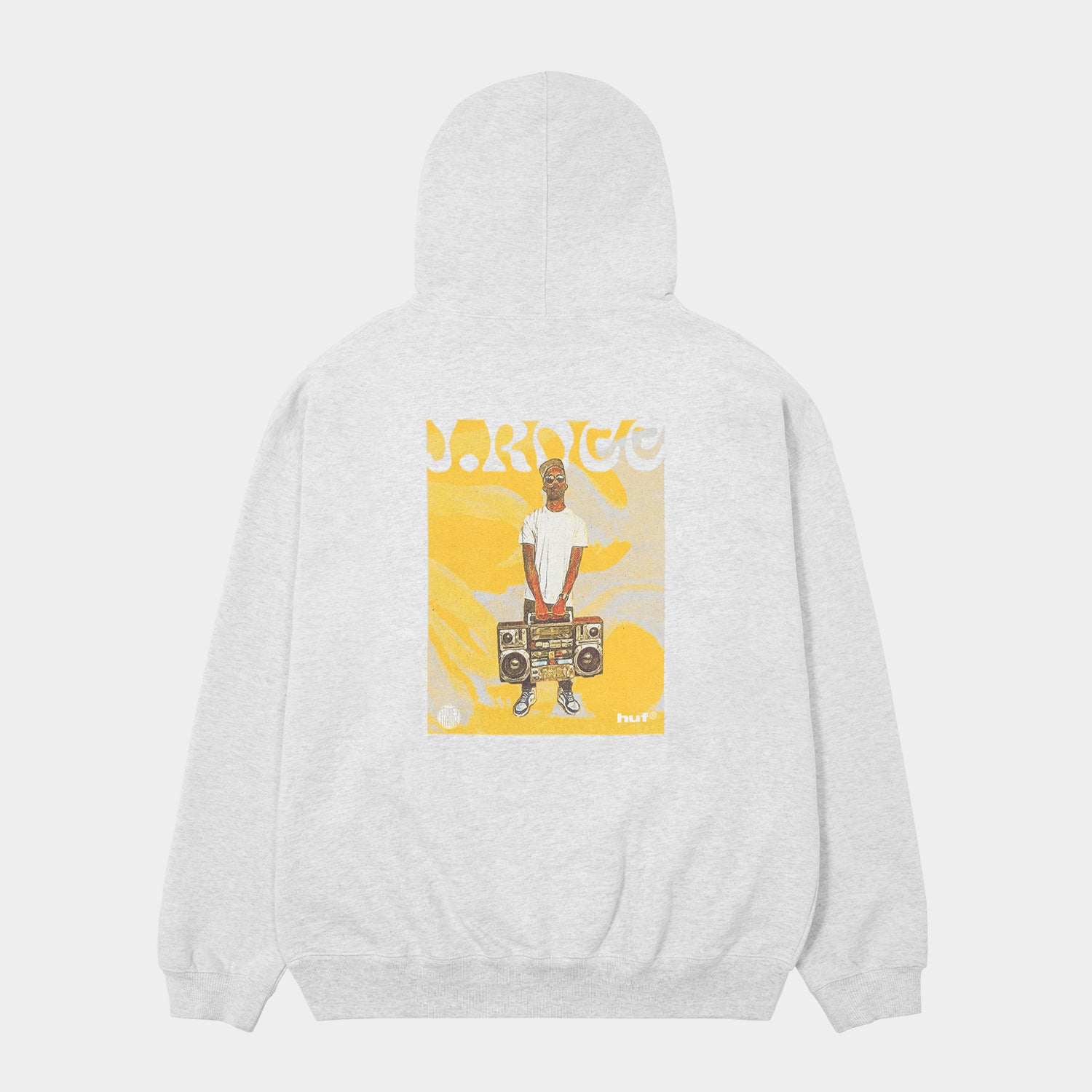 HUF (ハフ) Worldwide JP /HOODIES(パーカー)/ HUF X J.ROCC X STONES THROW HOODIE商品 / ASH GREY