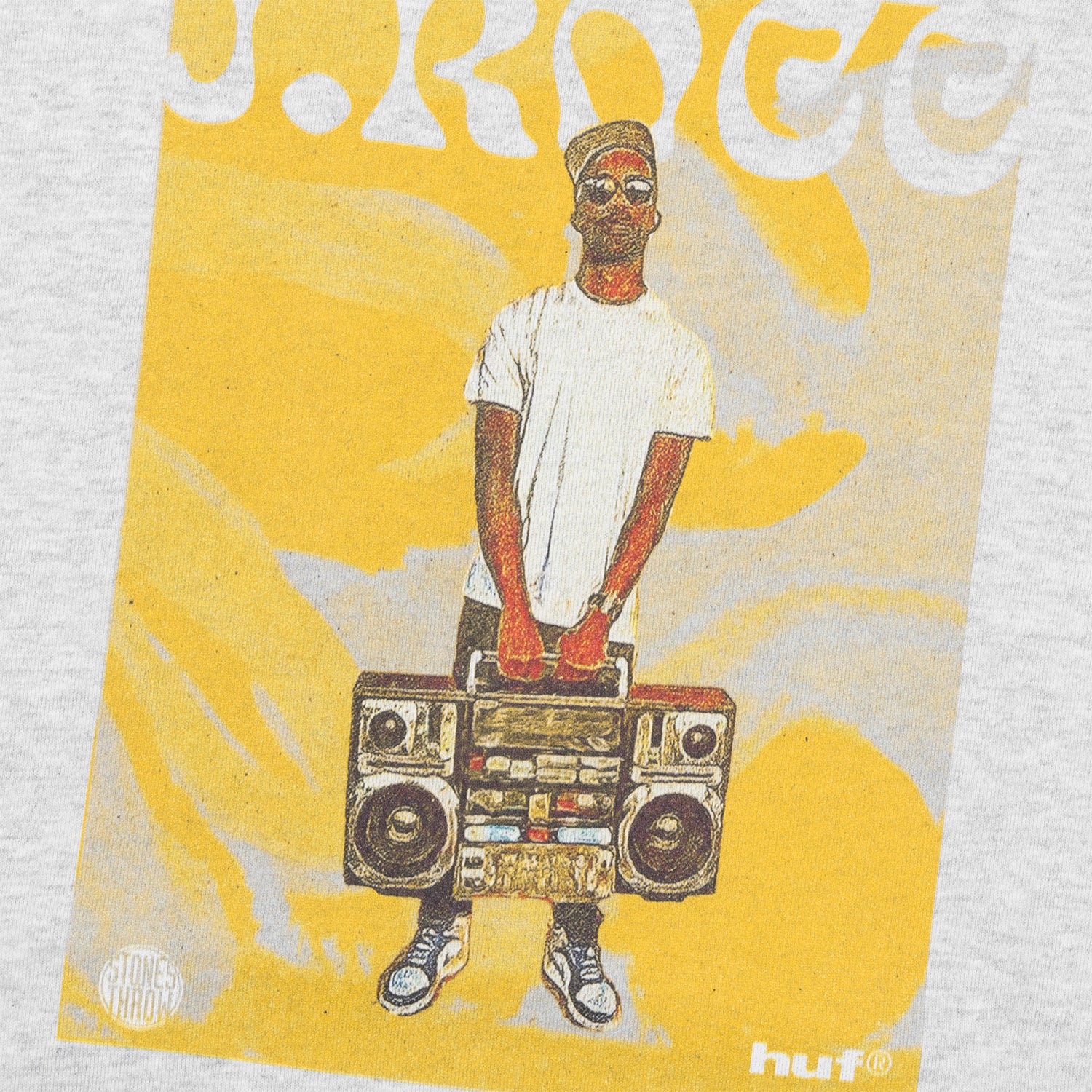 HUF (ハフ) Worldwide JP /HOODIES(パーカー)/ HUF X J.ROCC X STONES THROW HOODIE商品 / ASH GREY