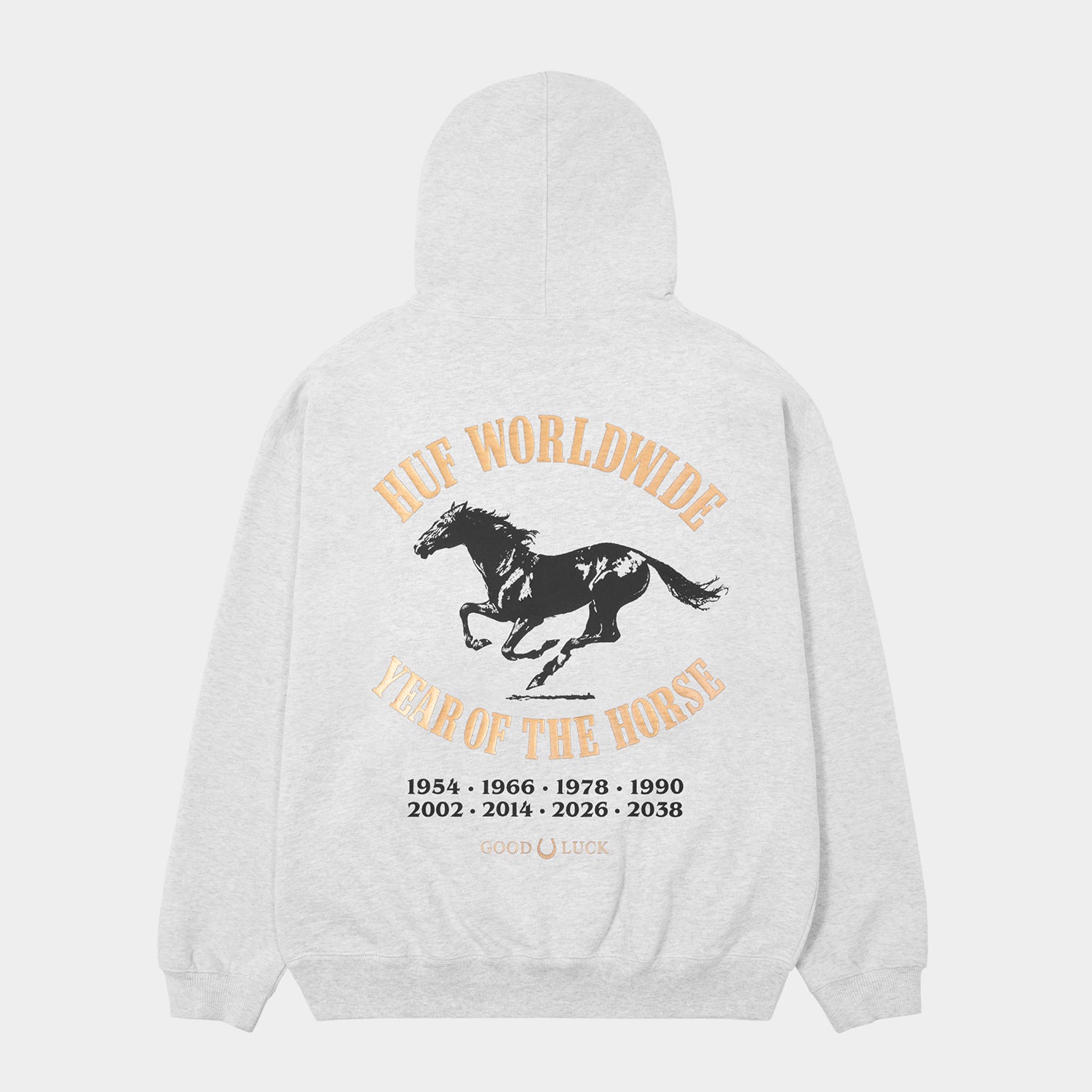 HUF (ハフ) Worldwide JP /HOODIES(パーカー)/ YEAR OF THE HORSE HOODIE商品 / ASH GREY