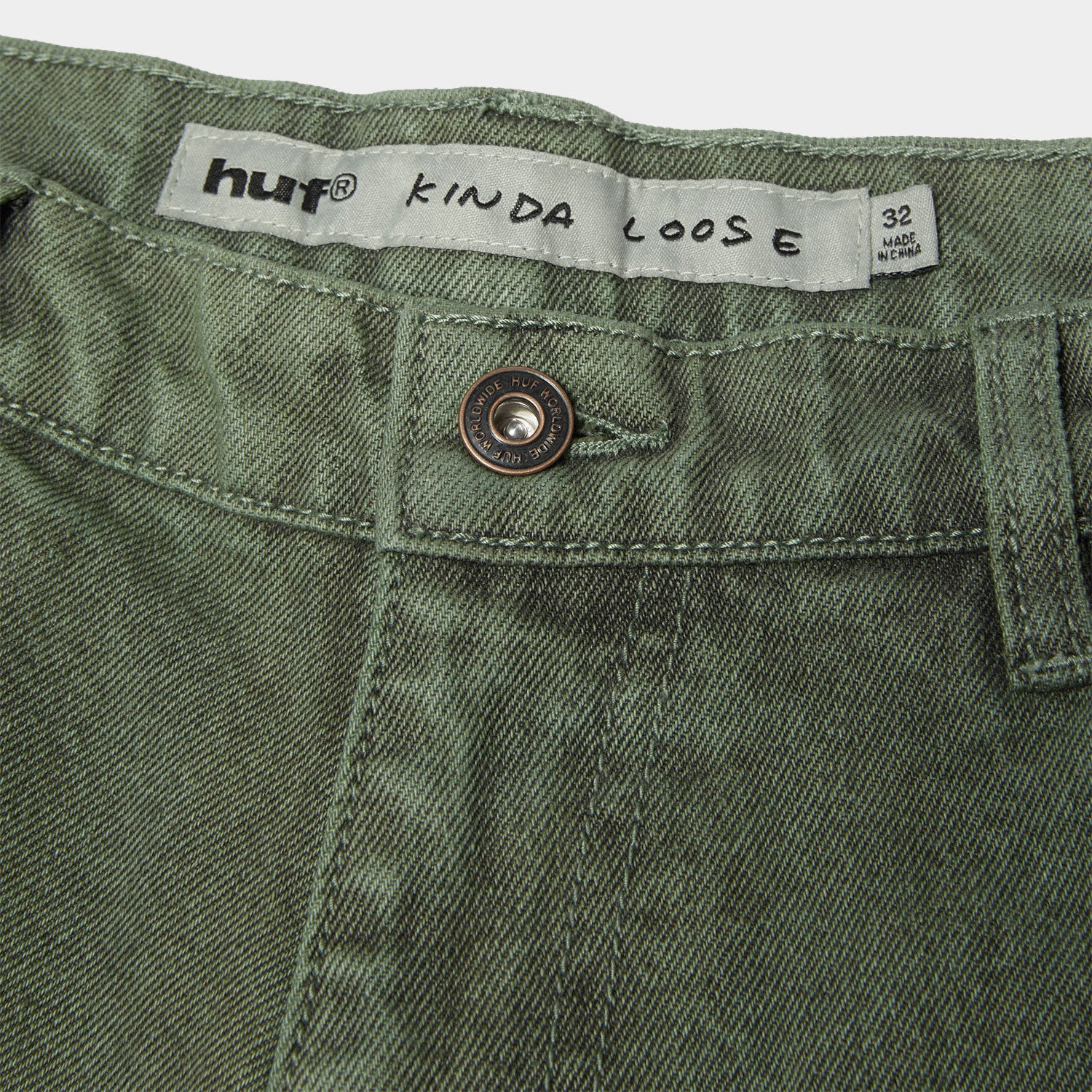 HUF (ハフ) Worldwide JP /PANTS(パンツ)/ KINDA LOOSE DOUBLE KNEES商品 / FROST GRAY