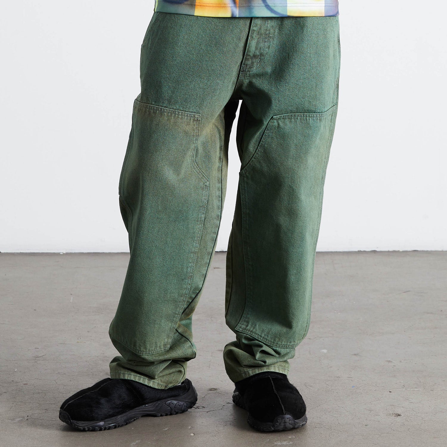 HUF (ハフ) Worldwide JP /PANTS(パンツ)/ KINDA LOOSE DOUBLE KNEES商品 / FROST GRAY